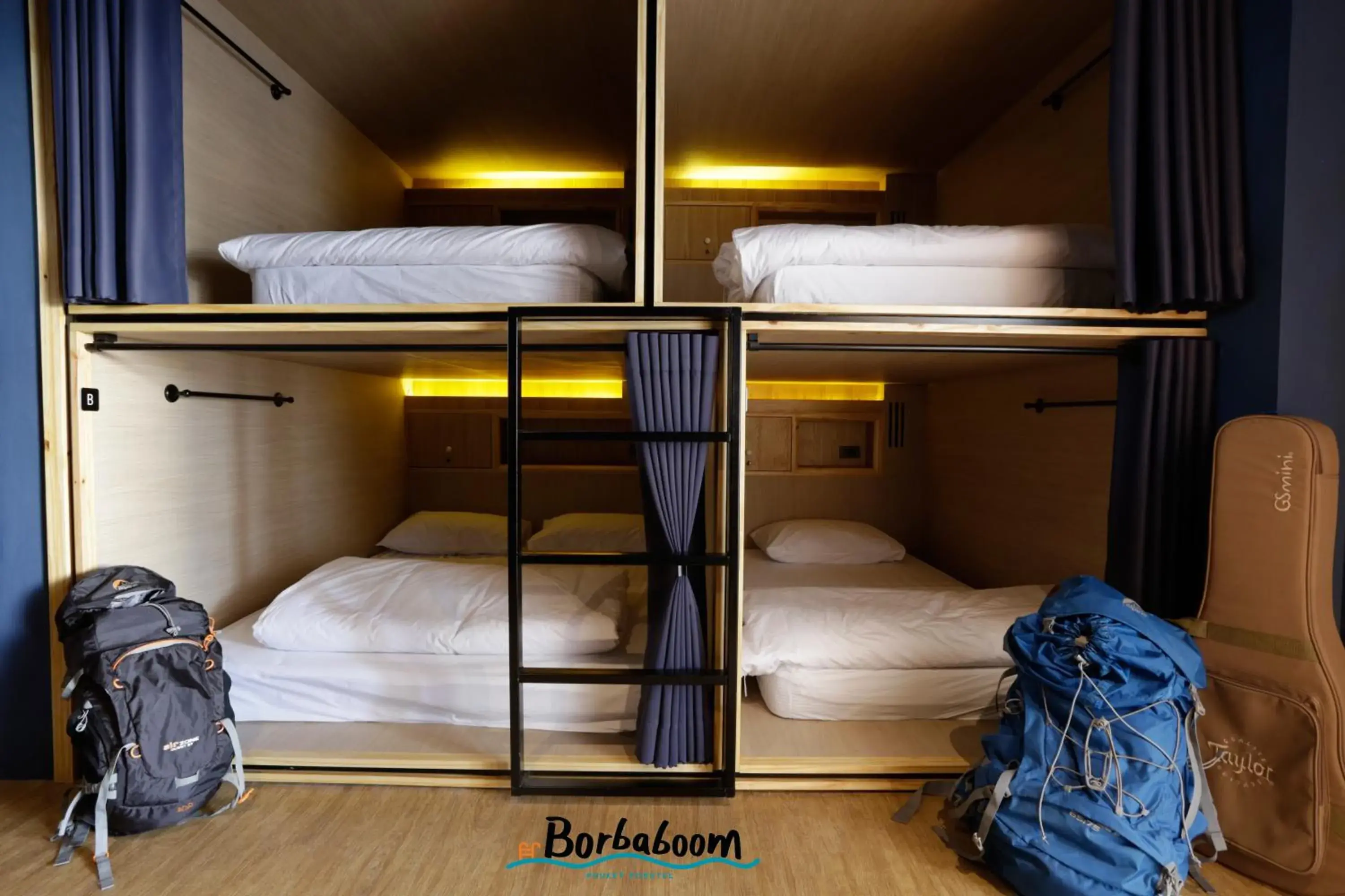 bunk bed, Bed in Borbaboom Phuket Poshtel & Hostel bunk bed, Bed in Borbaboom Phuket Poshtel & Hostel
