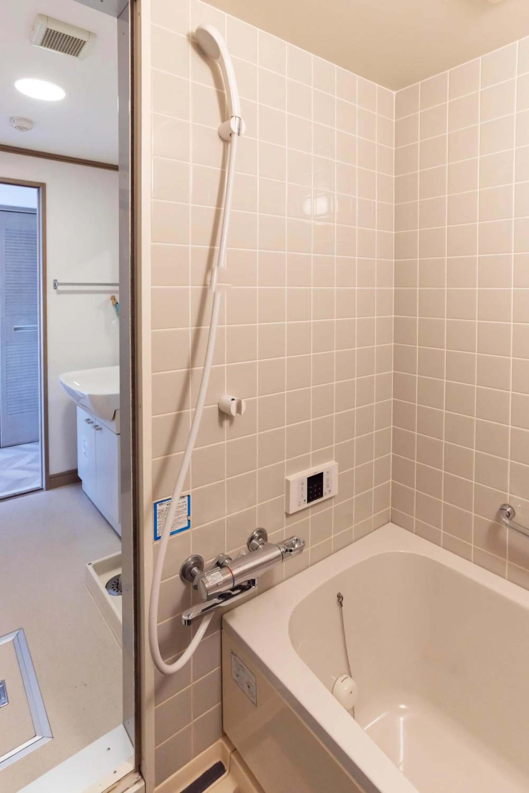 Shower in Universal Bay Condominium