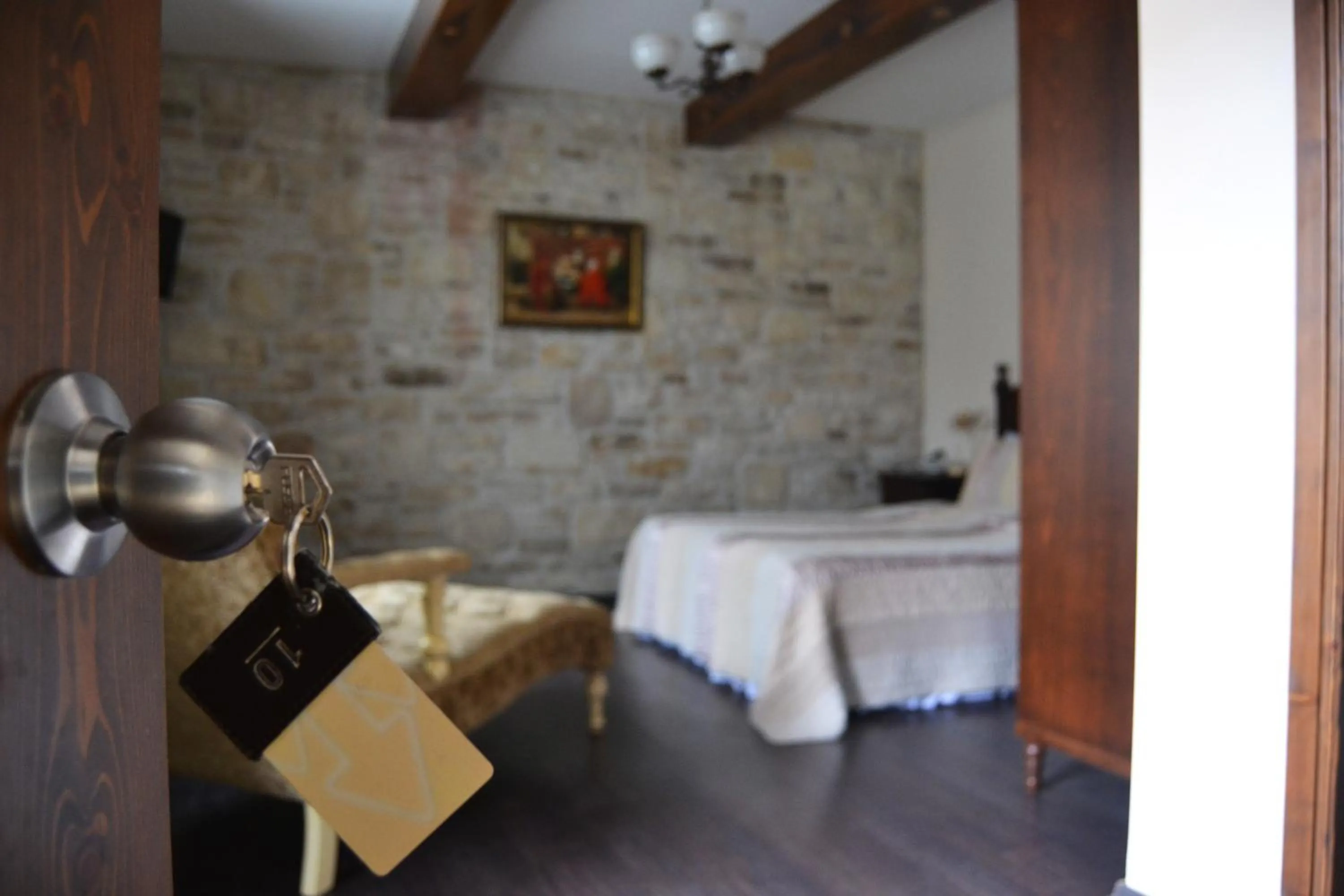 Bed in Griffon Hotel