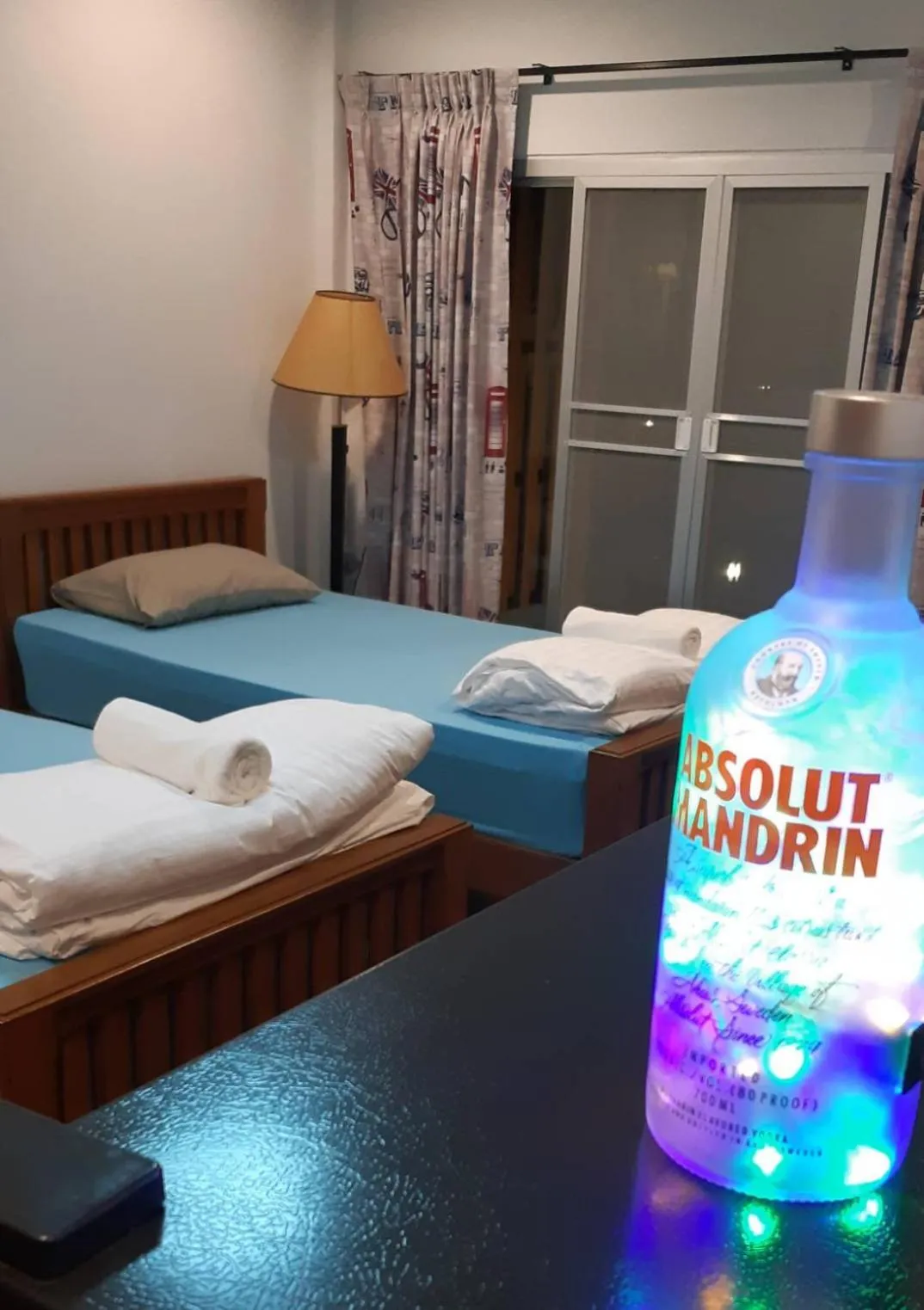 Bed in Green Mango Resort