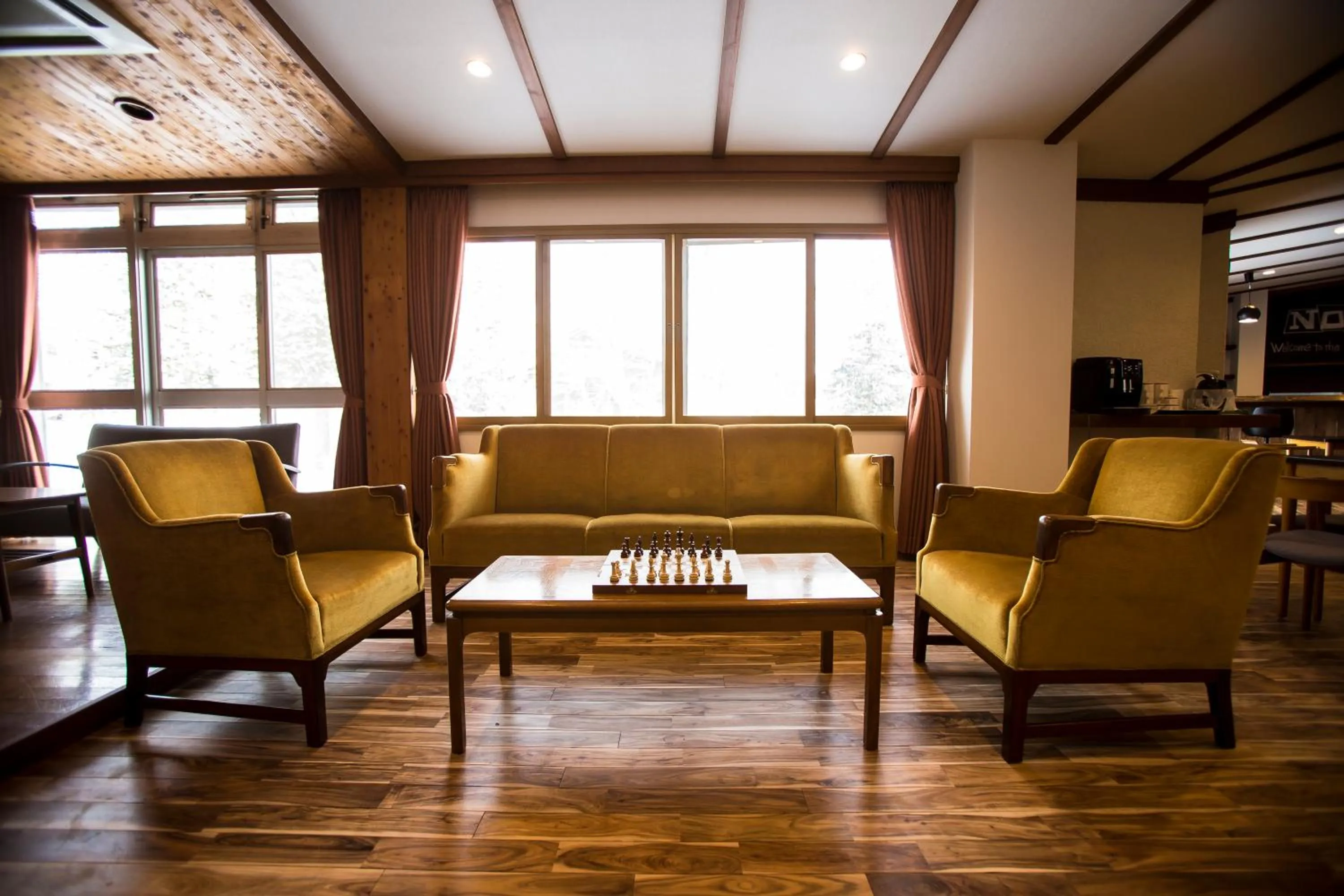 Living room in Nomad Hakuba