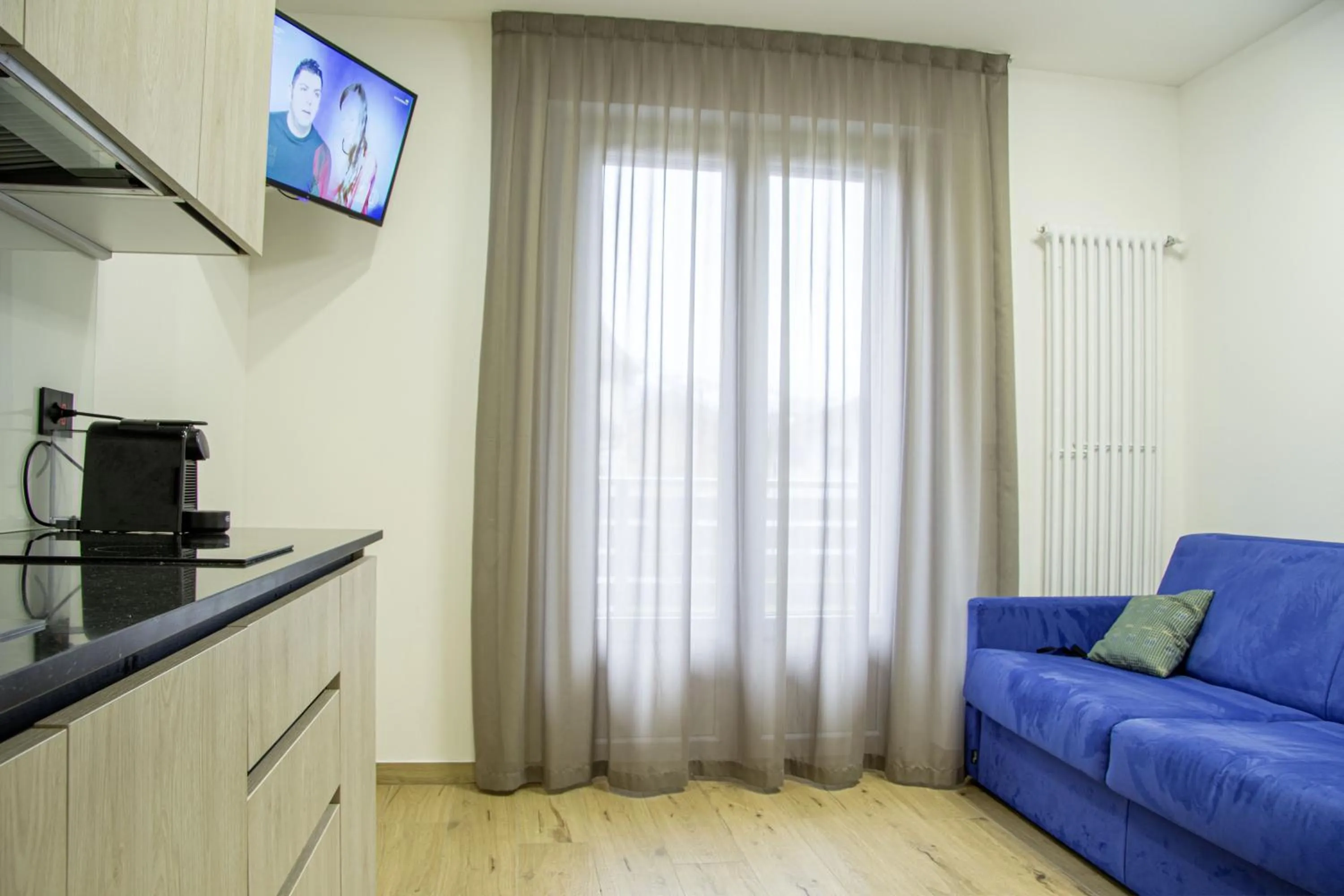 Kitchen or kitchenette in Liz Hotel & Apartments