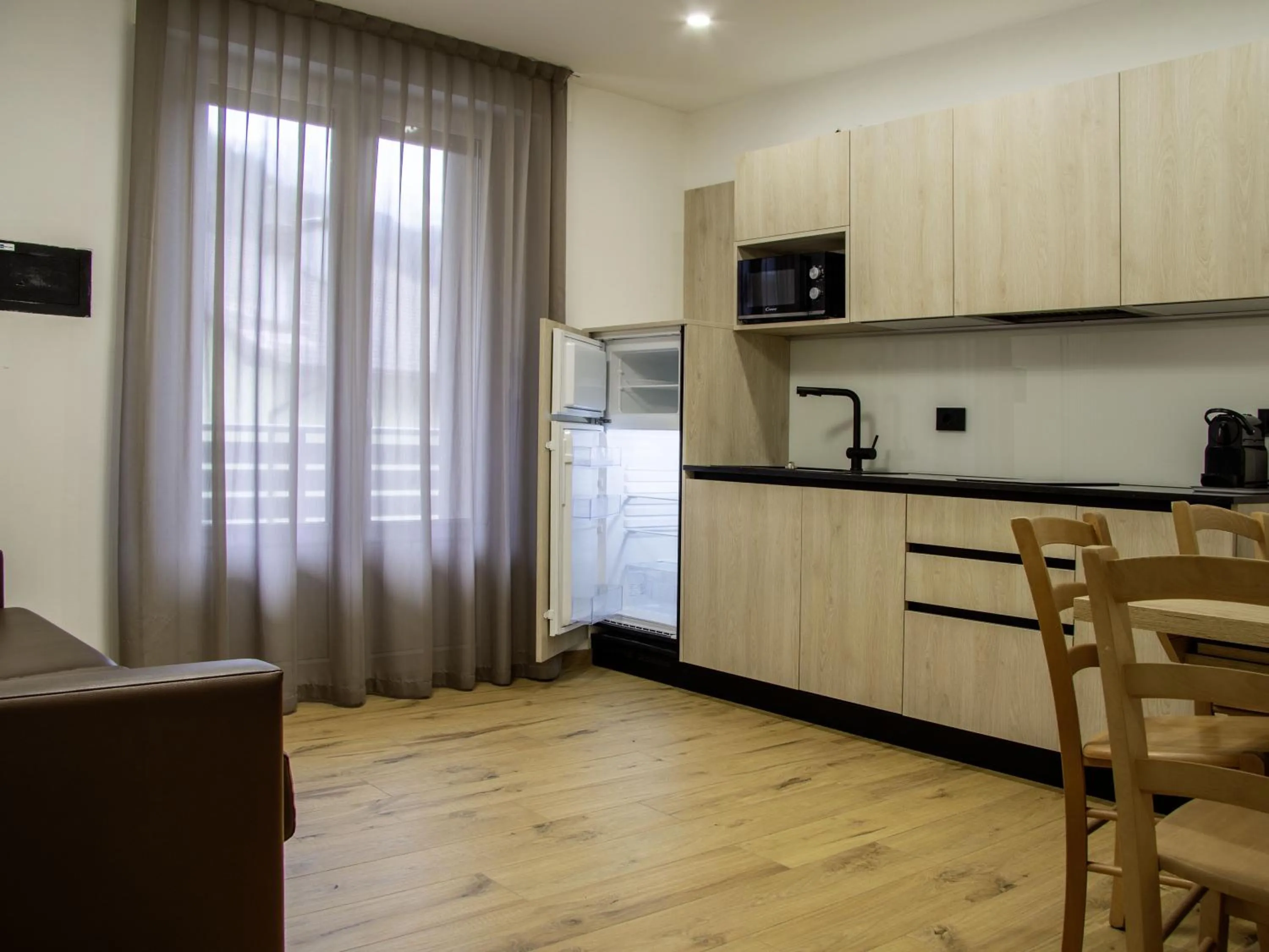 Kitchen or kitchenette in Liz Hotel & Apartments