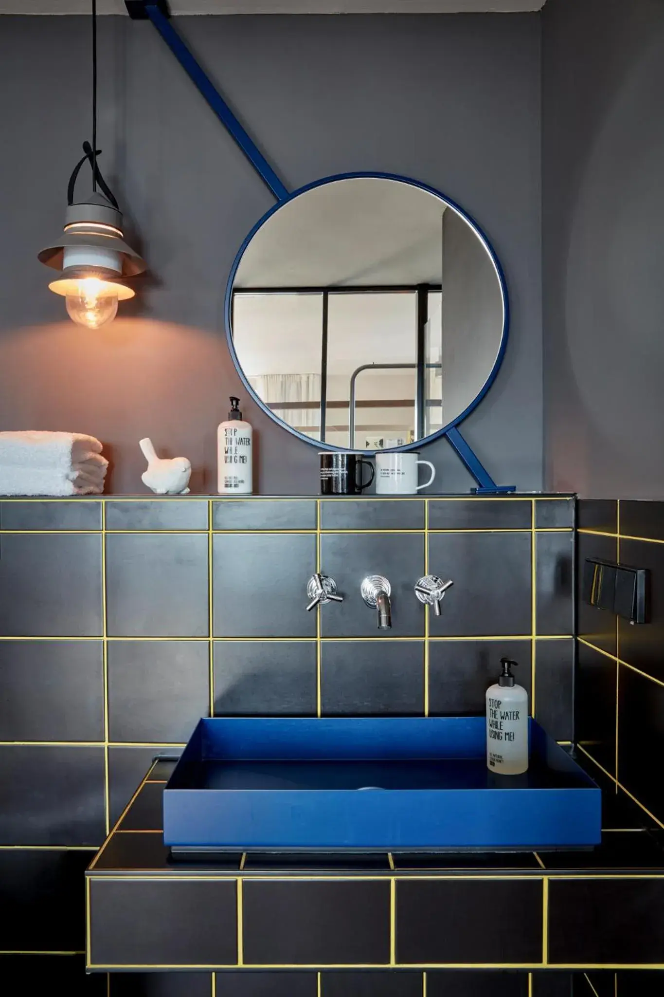 Bathroom in 25hours Hotel Das Tour Bathroom in 25hours Hotel Das Tour