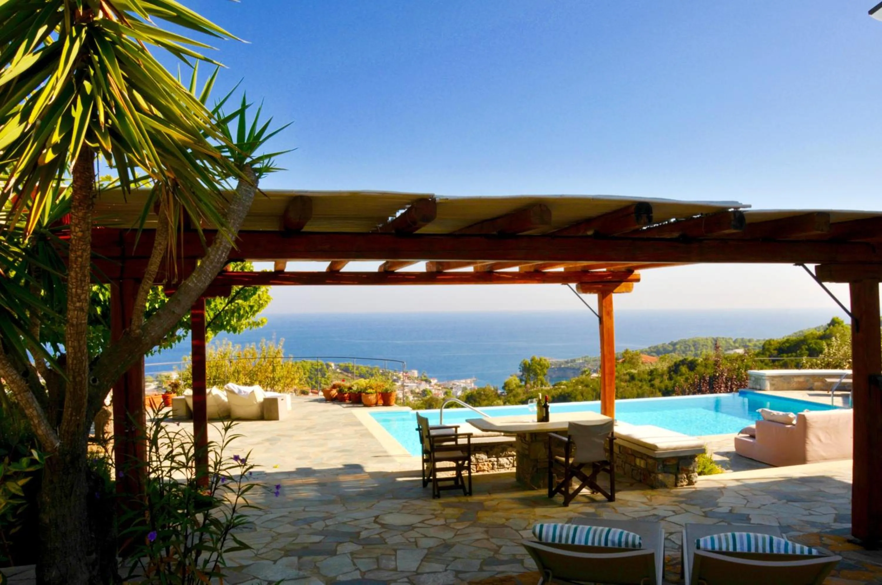 City view in Villa Paparouna