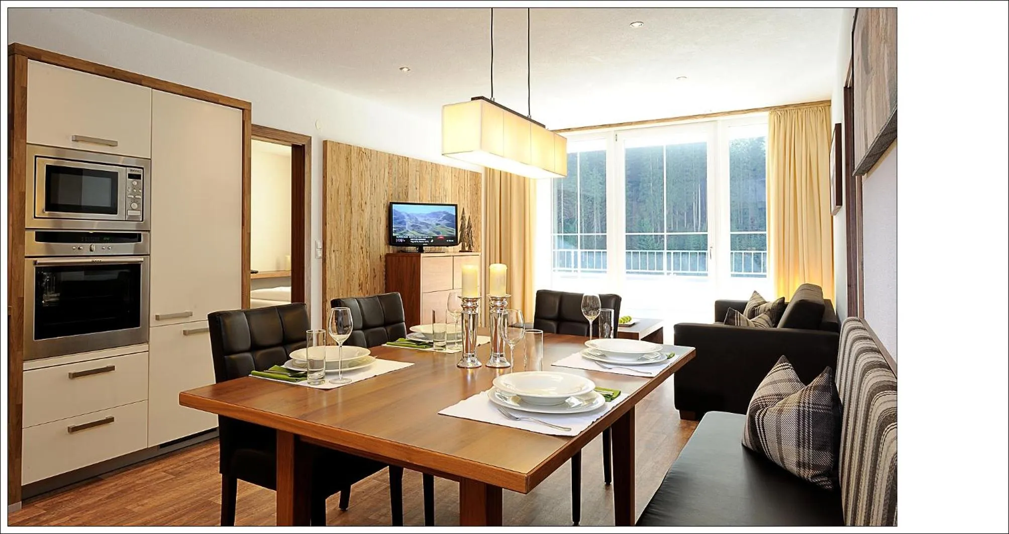 Kitchen or kitchenette in Alpenstern - Sommer Silvretta Card Premium inklusive!