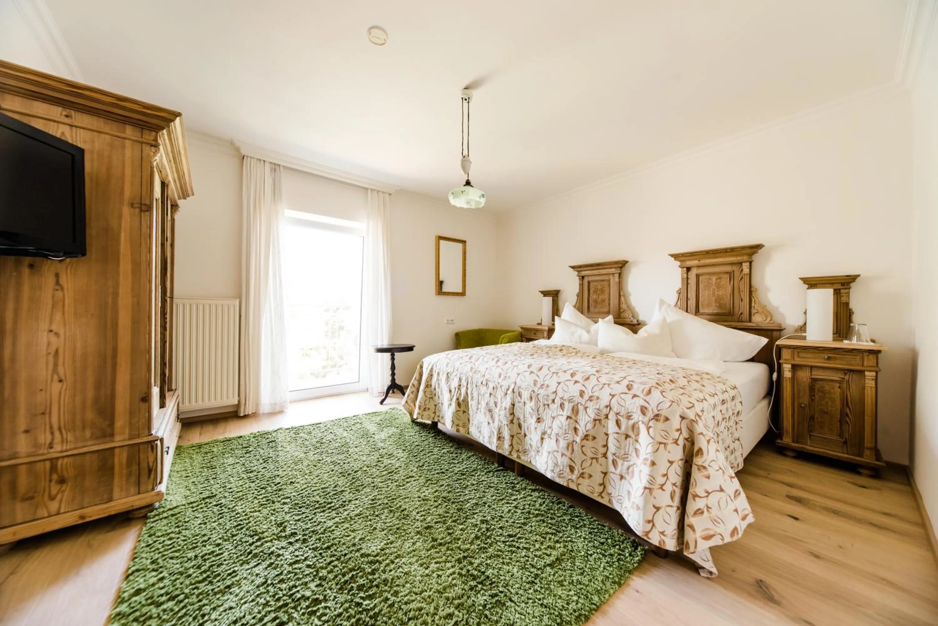 Photo of the whole room, Bed in Hotel St. Hubertushof