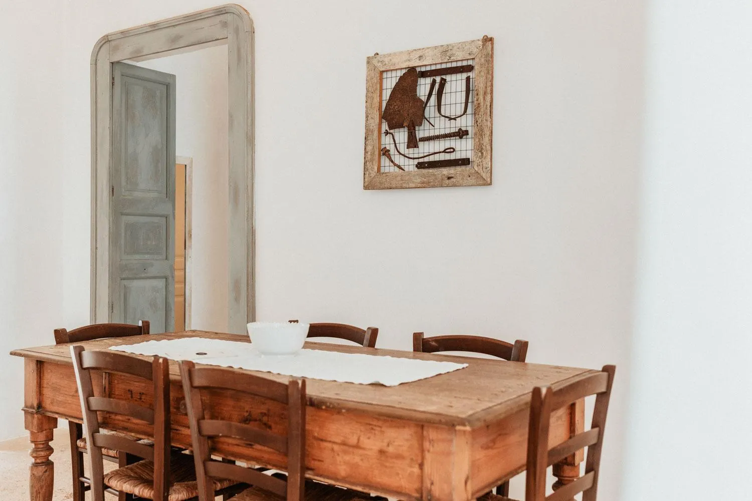 Dining area in Masseria Li Foggi
