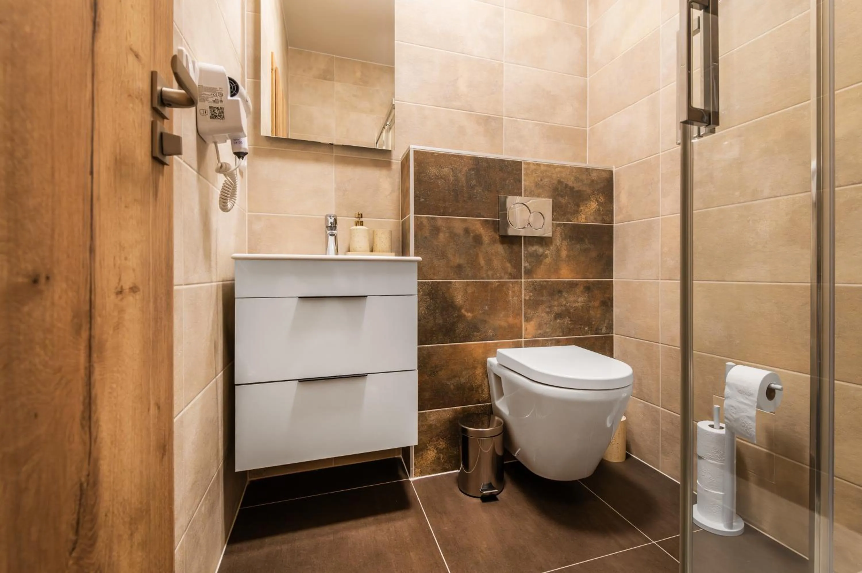 Shower in Café Kaftan - pension