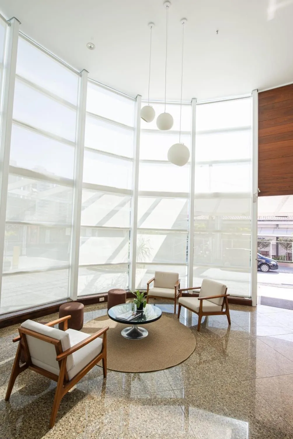 Seating area in Olavo Bilac Hotel