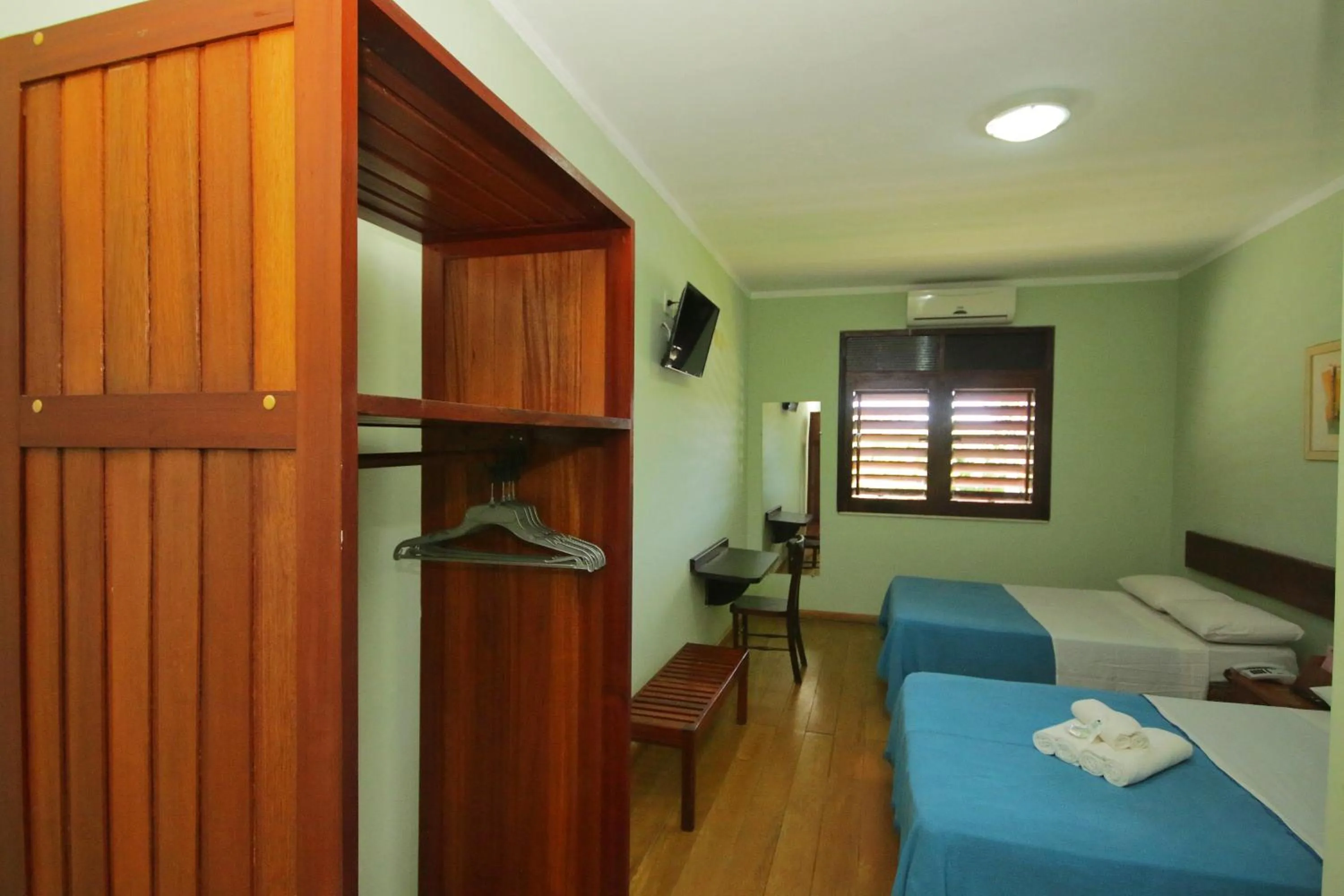 Bed in Hotel Pousada Dos Ventos