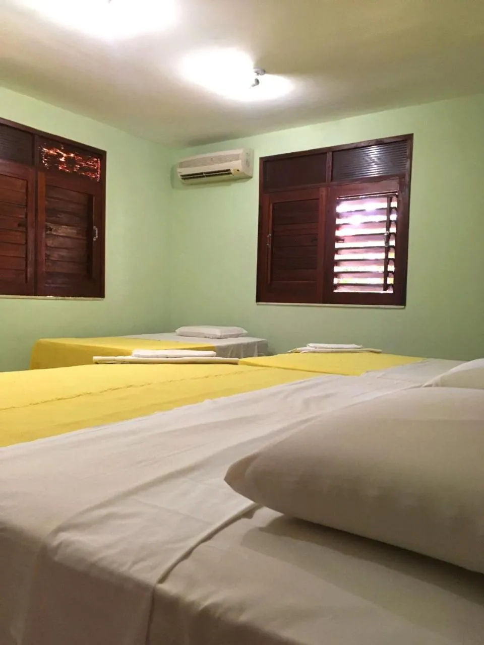 Bed in Hotel Pousada Dos Ventos