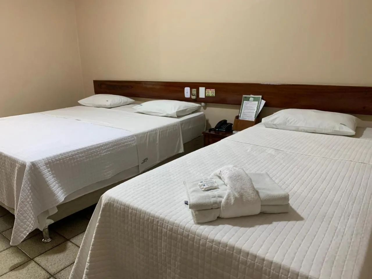 Bed in Hotel Pousada Dos Ventos