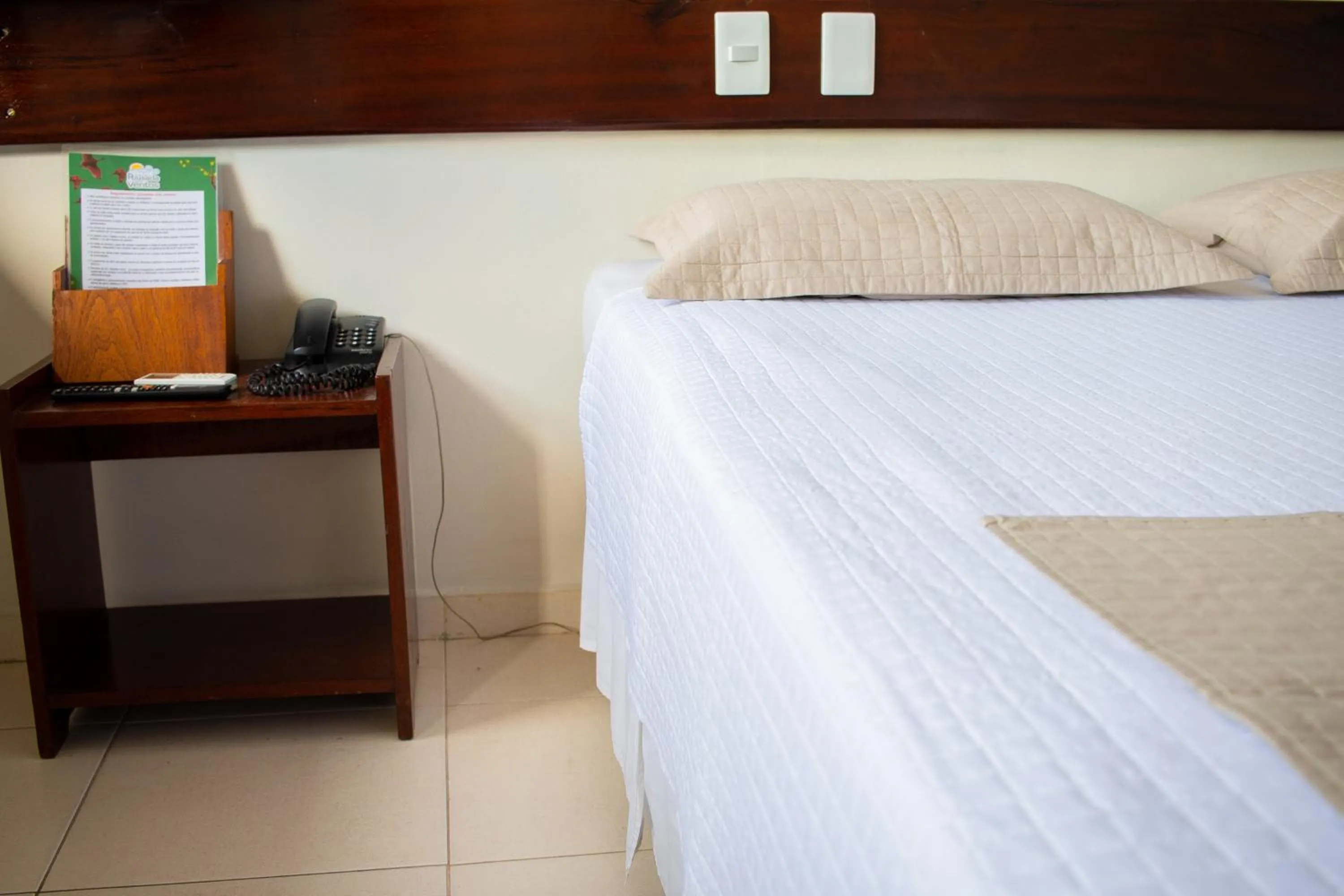 Bed in Hotel Pousada Dos Ventos