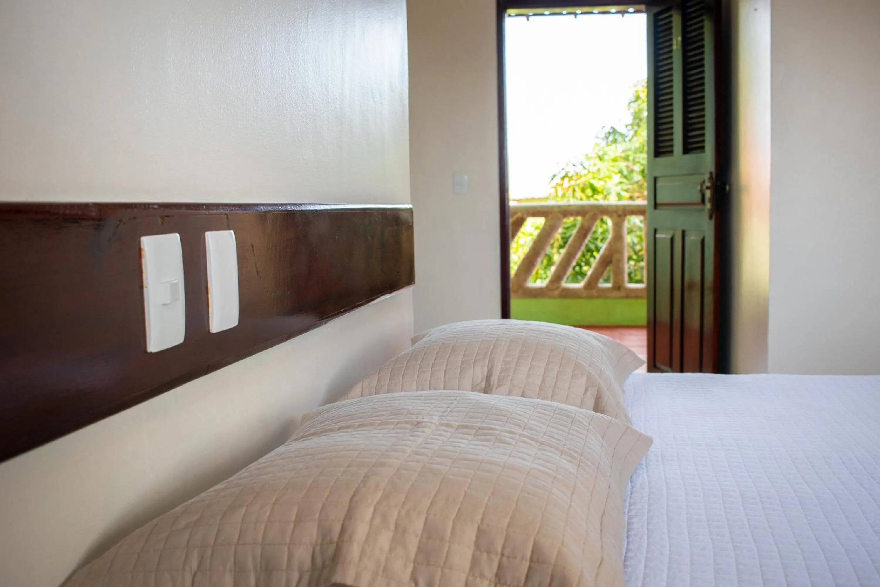 Bed in Hotel Pousada Dos Ventos