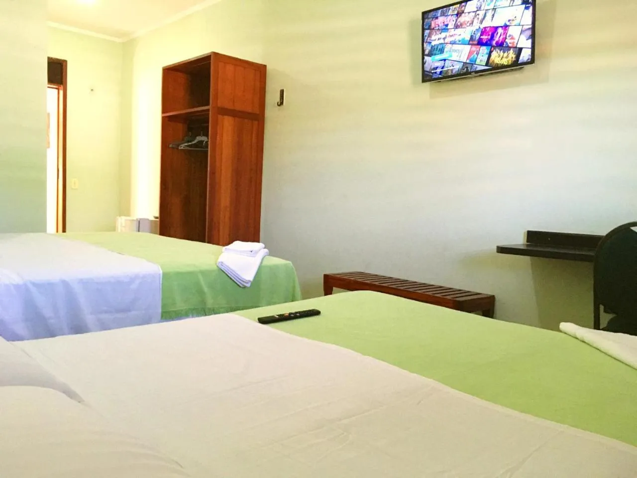 Bed in Hotel Pousada Dos Ventos