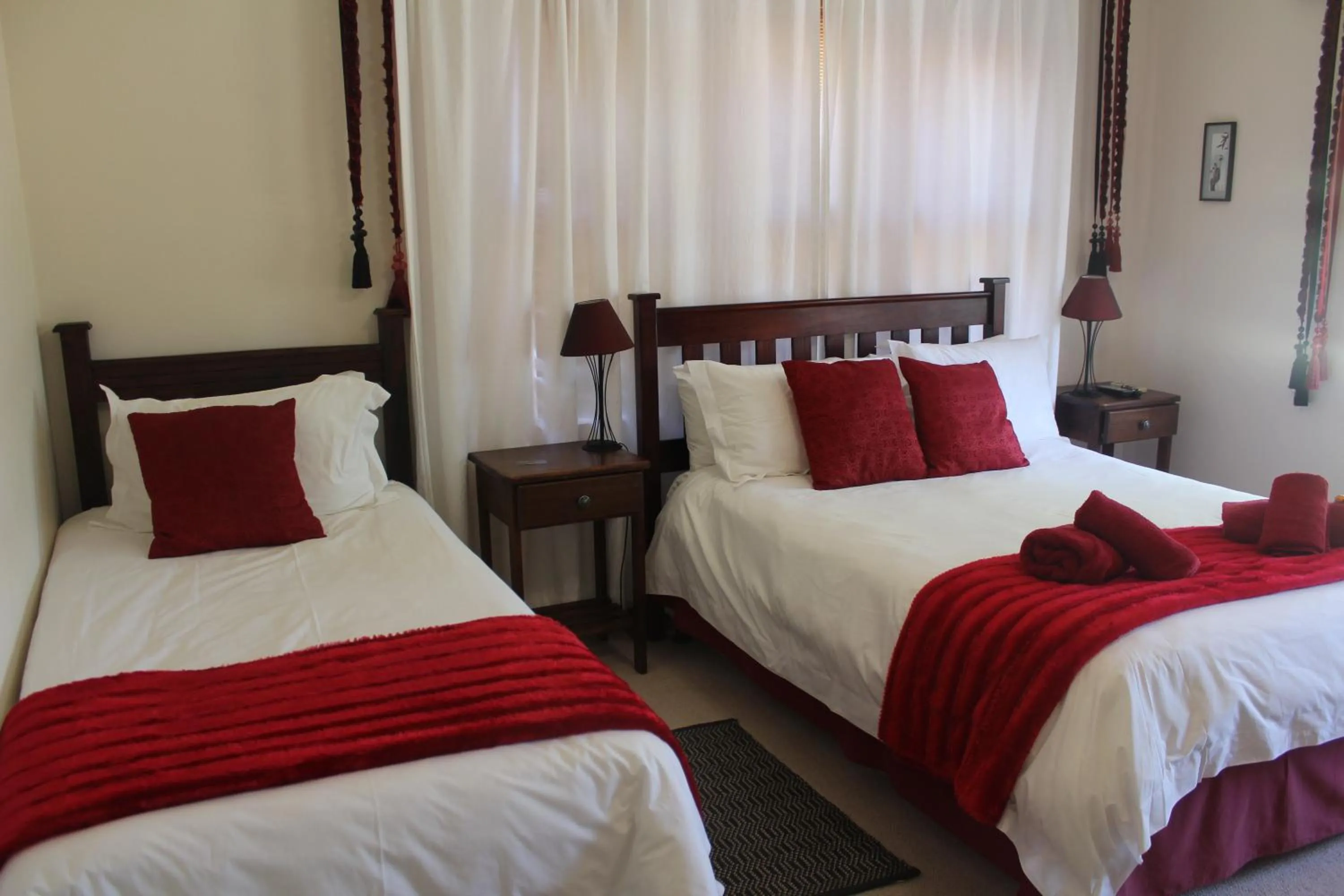 Bed in The Golden Grape B&B