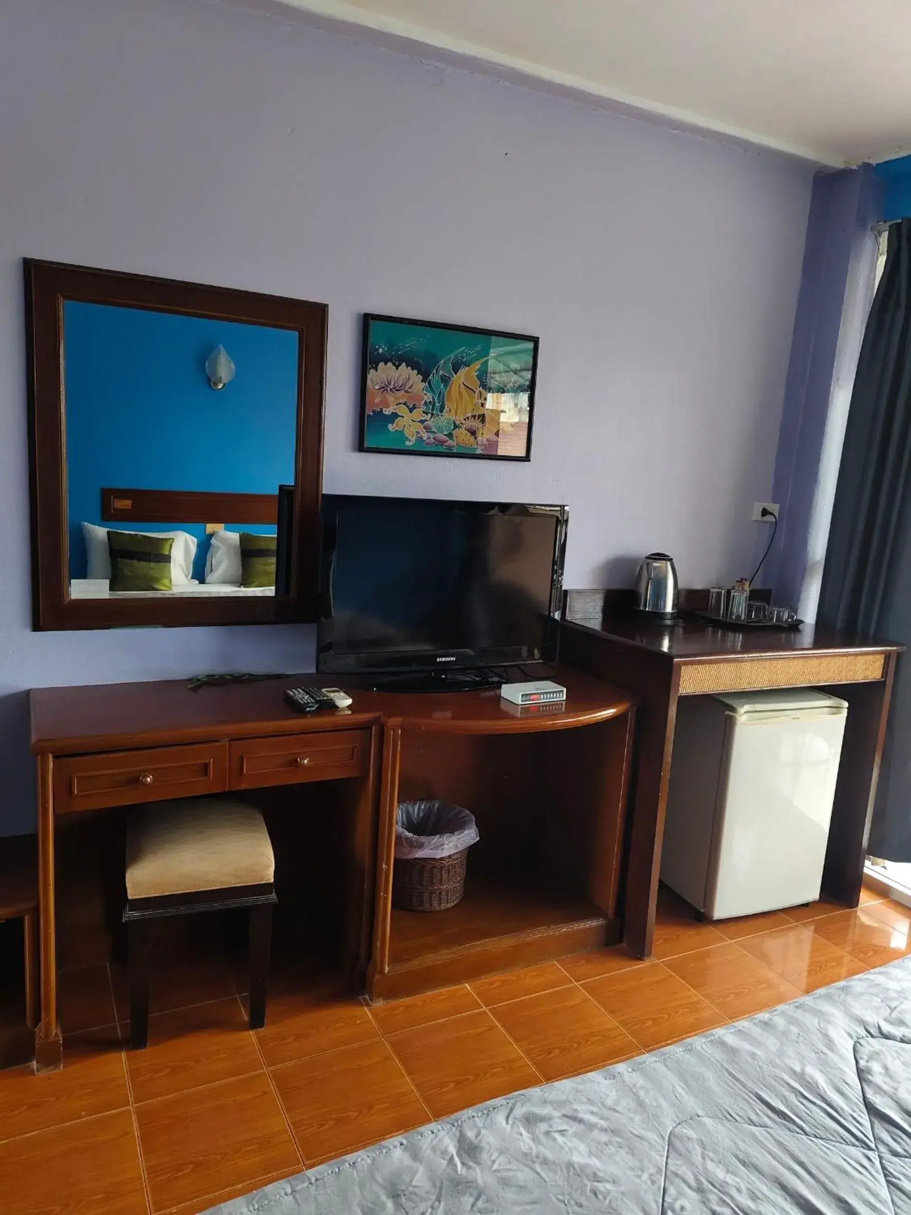 TV and multimedia, Bed in Grand Thai House Resort Lamai TV and multimedia, Bed in Grand Thai House Resort Lamai