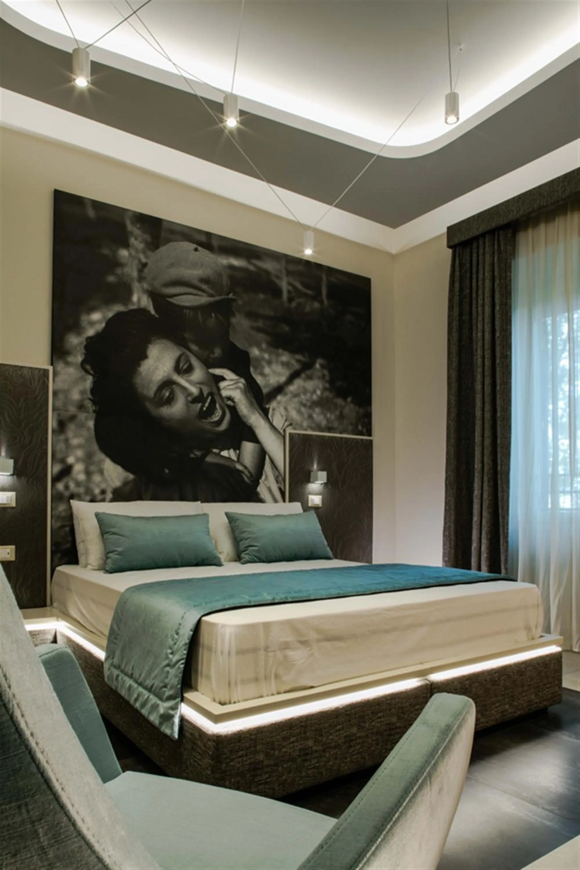 Bedroom, Bed in Via Veneto Luxury Suites