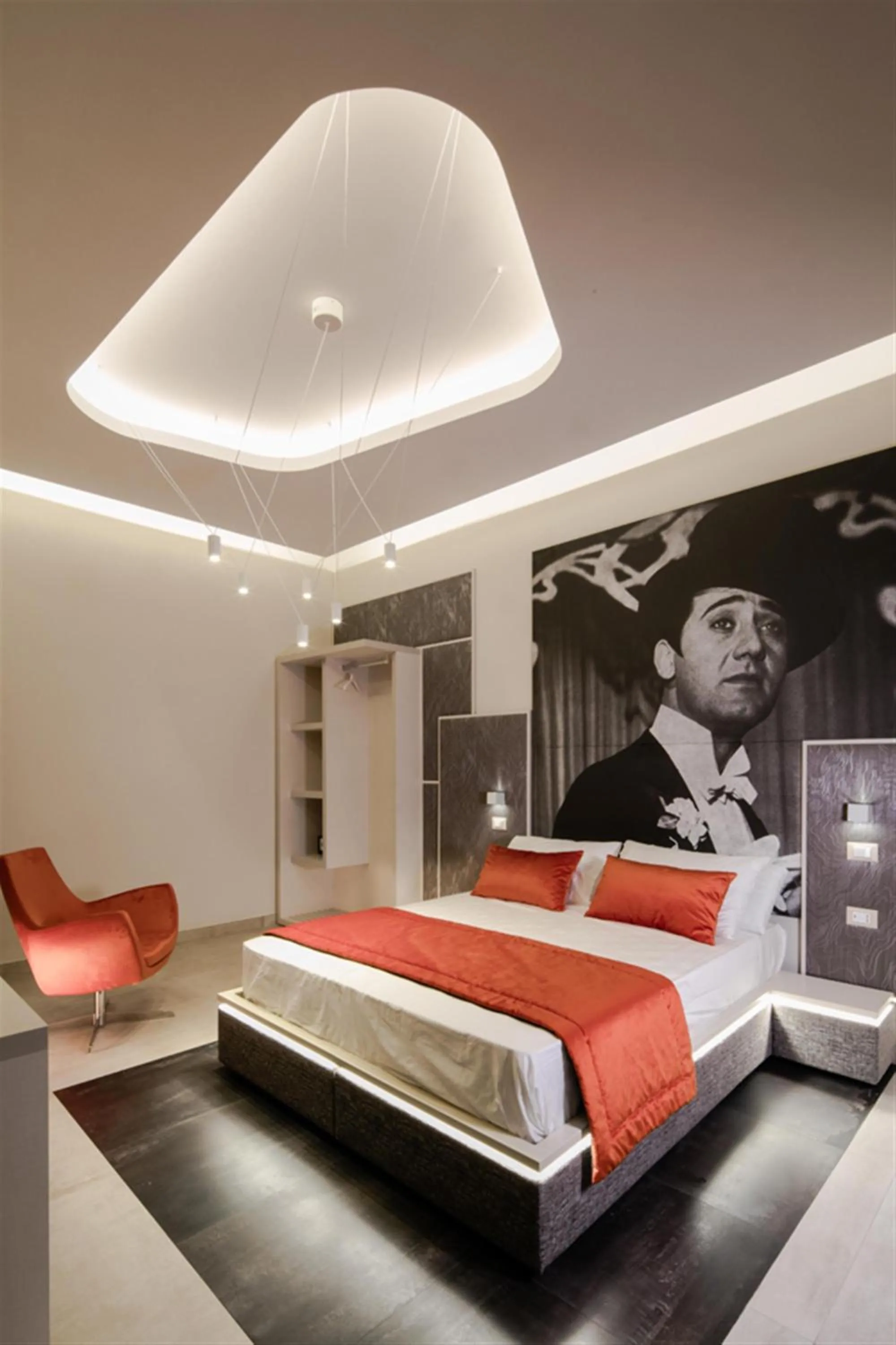 Bedroom, Bed in Via Veneto Luxury Suites