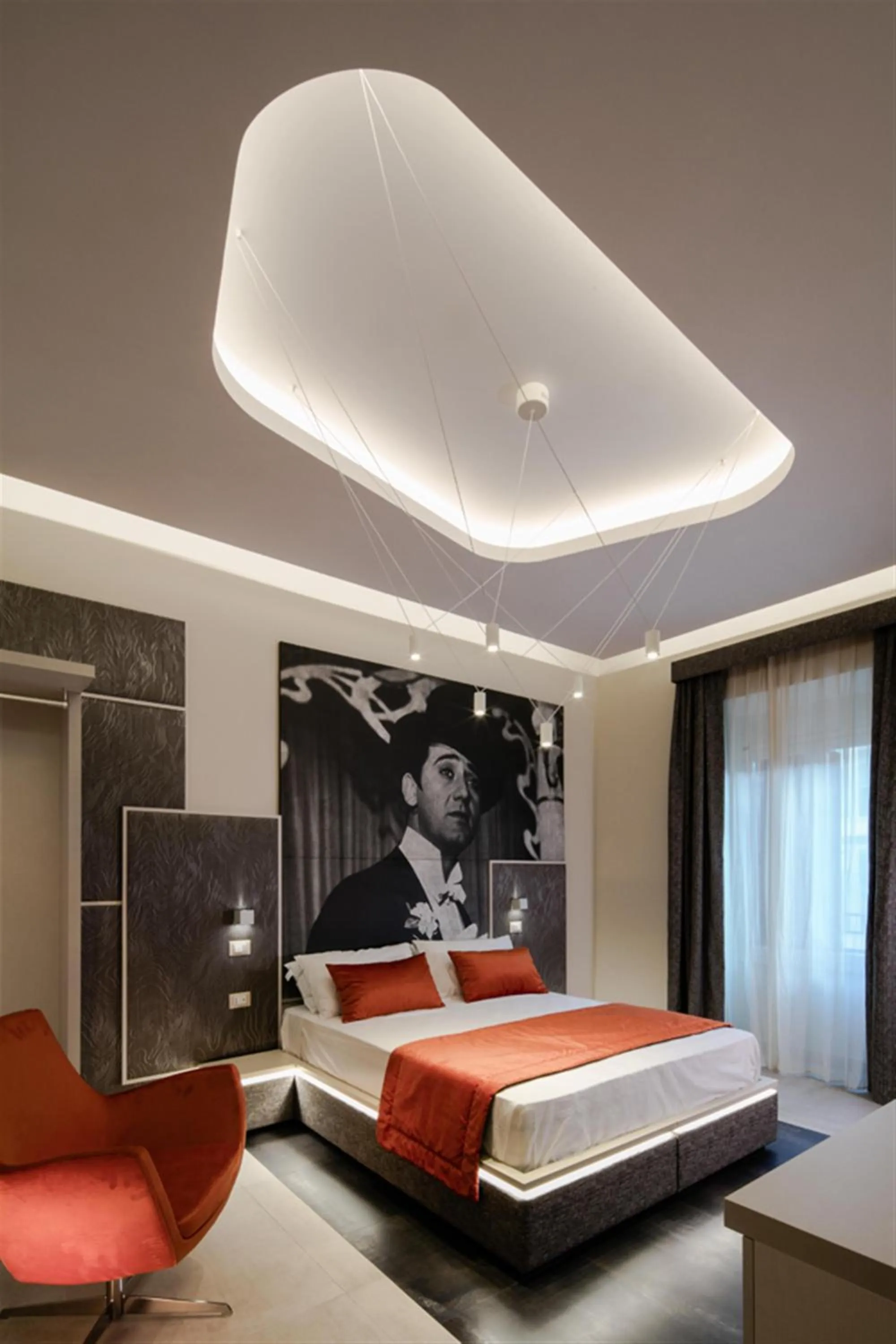 Bedroom, Bed in Via Veneto Luxury Suites