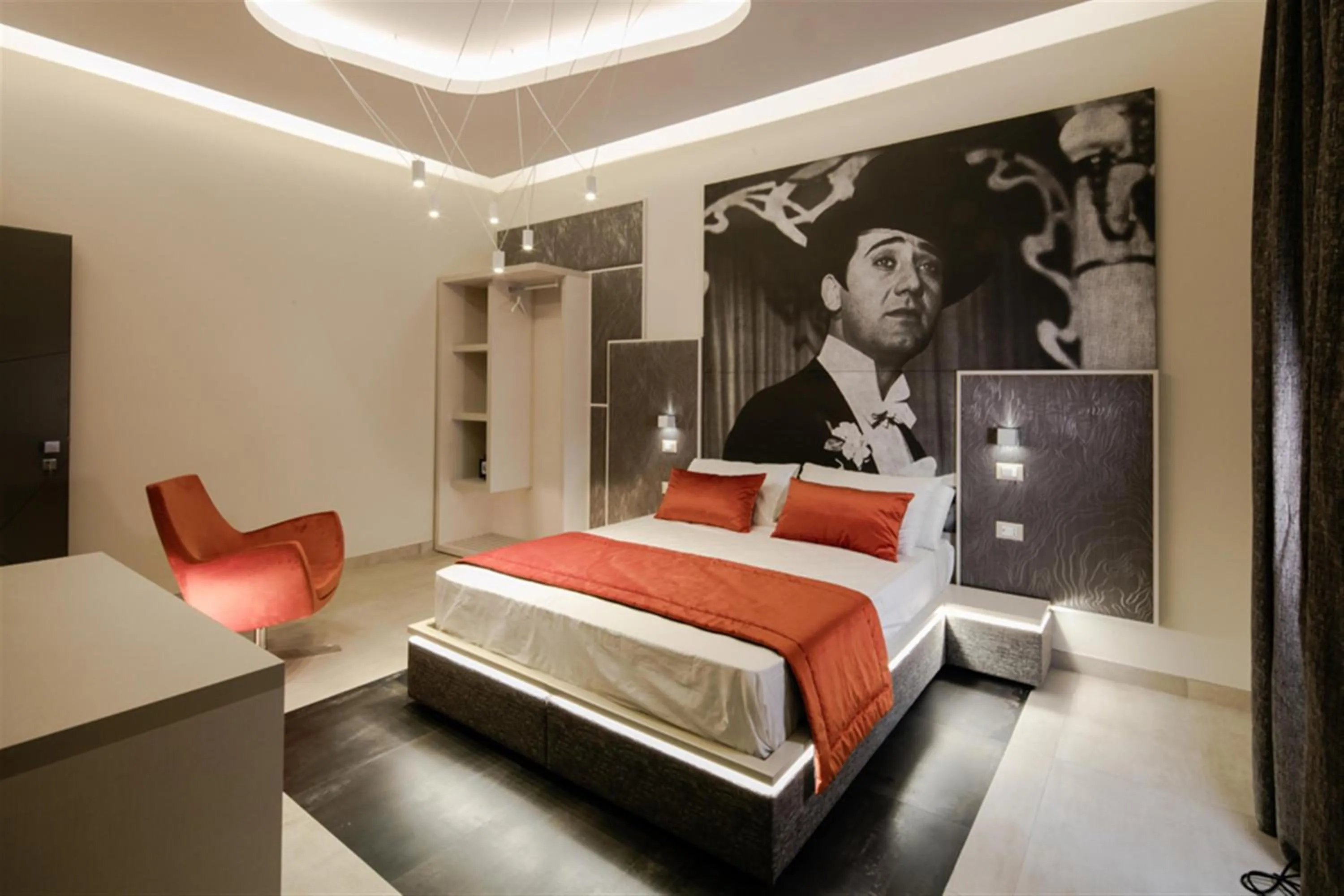 Bedroom, Bed in Via Veneto Luxury Suites