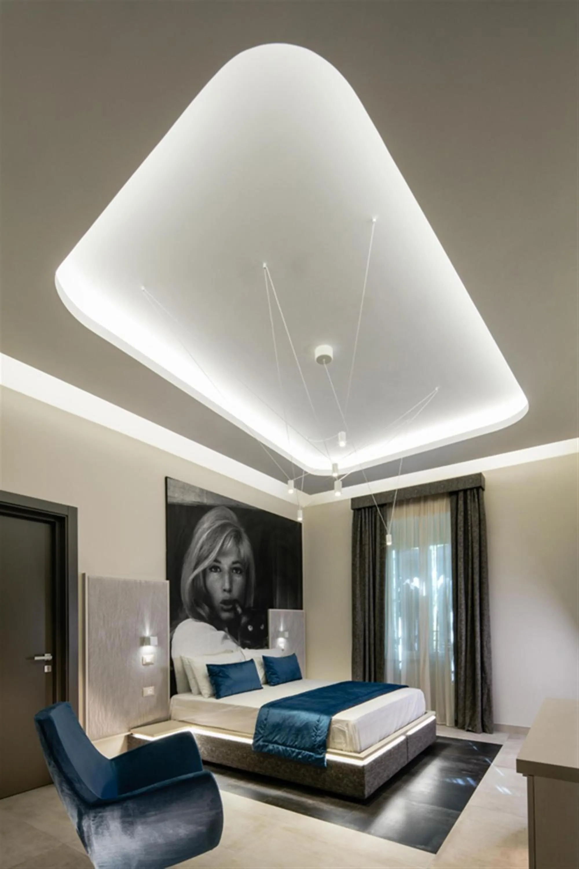 Bedroom, Bed in Via Veneto Luxury Suites