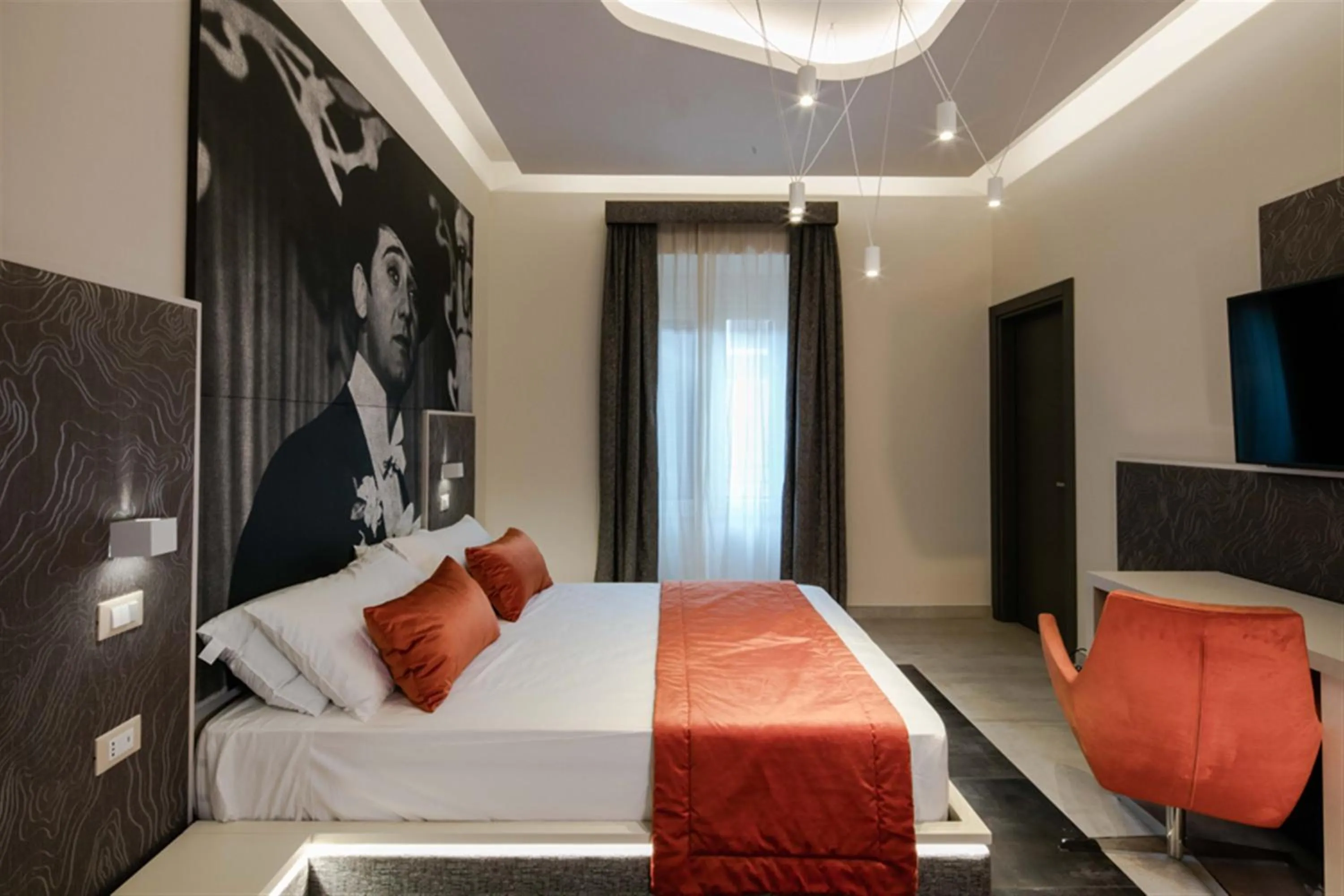 Bedroom, Bed in Via Veneto Luxury Suites