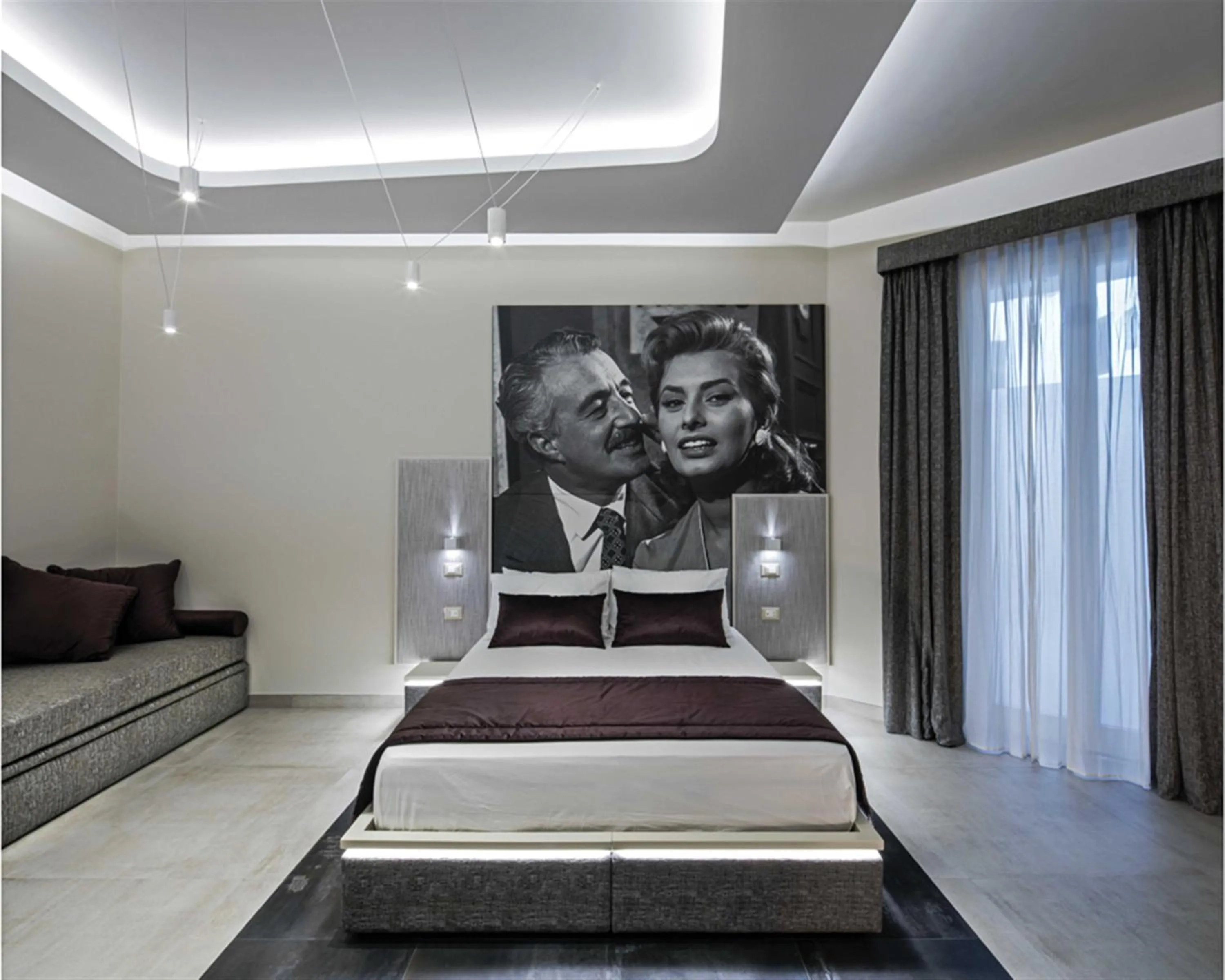 Bedroom, Bed in Via Veneto Luxury Suites