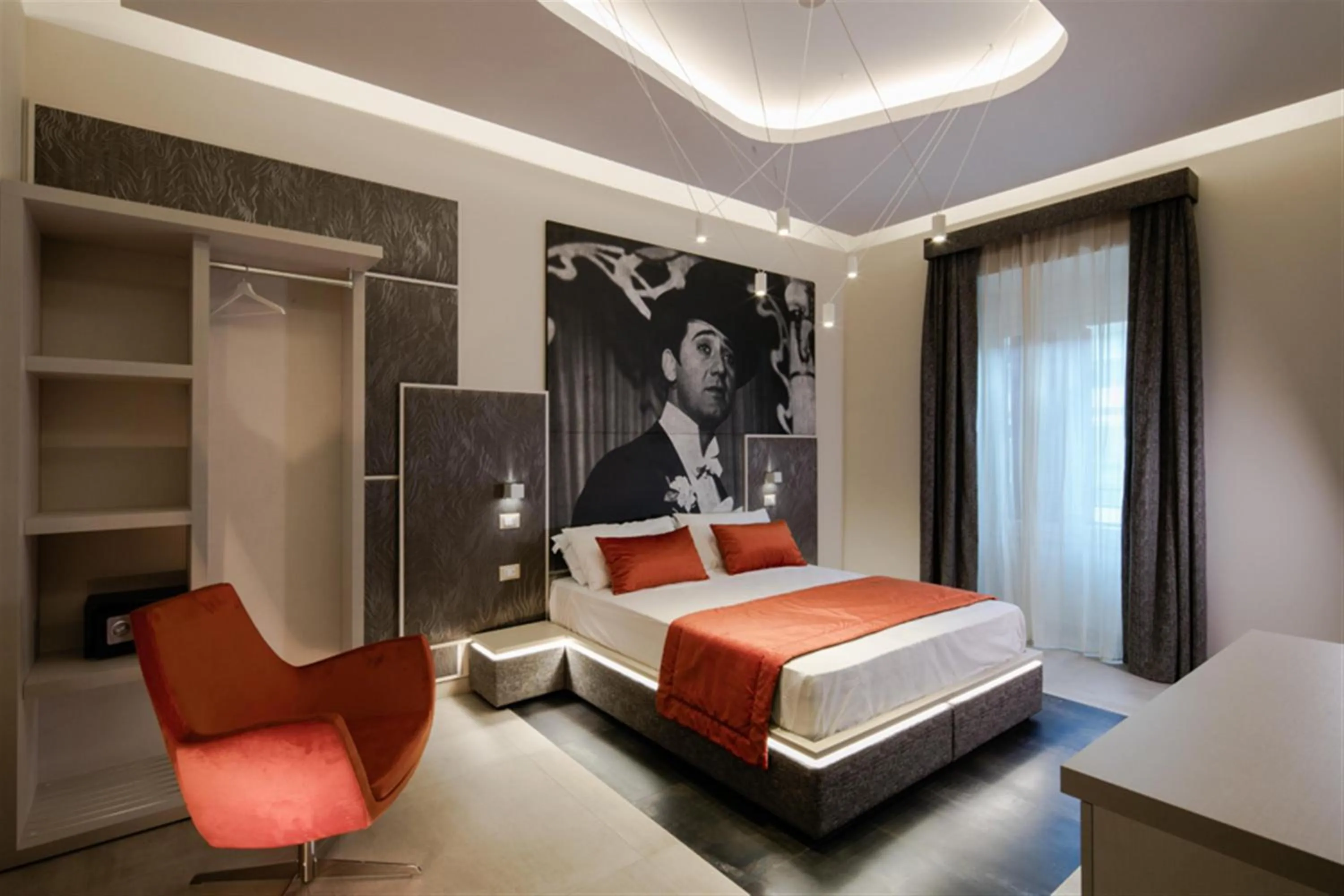 Bedroom, Bed in Via Veneto Luxury Suites