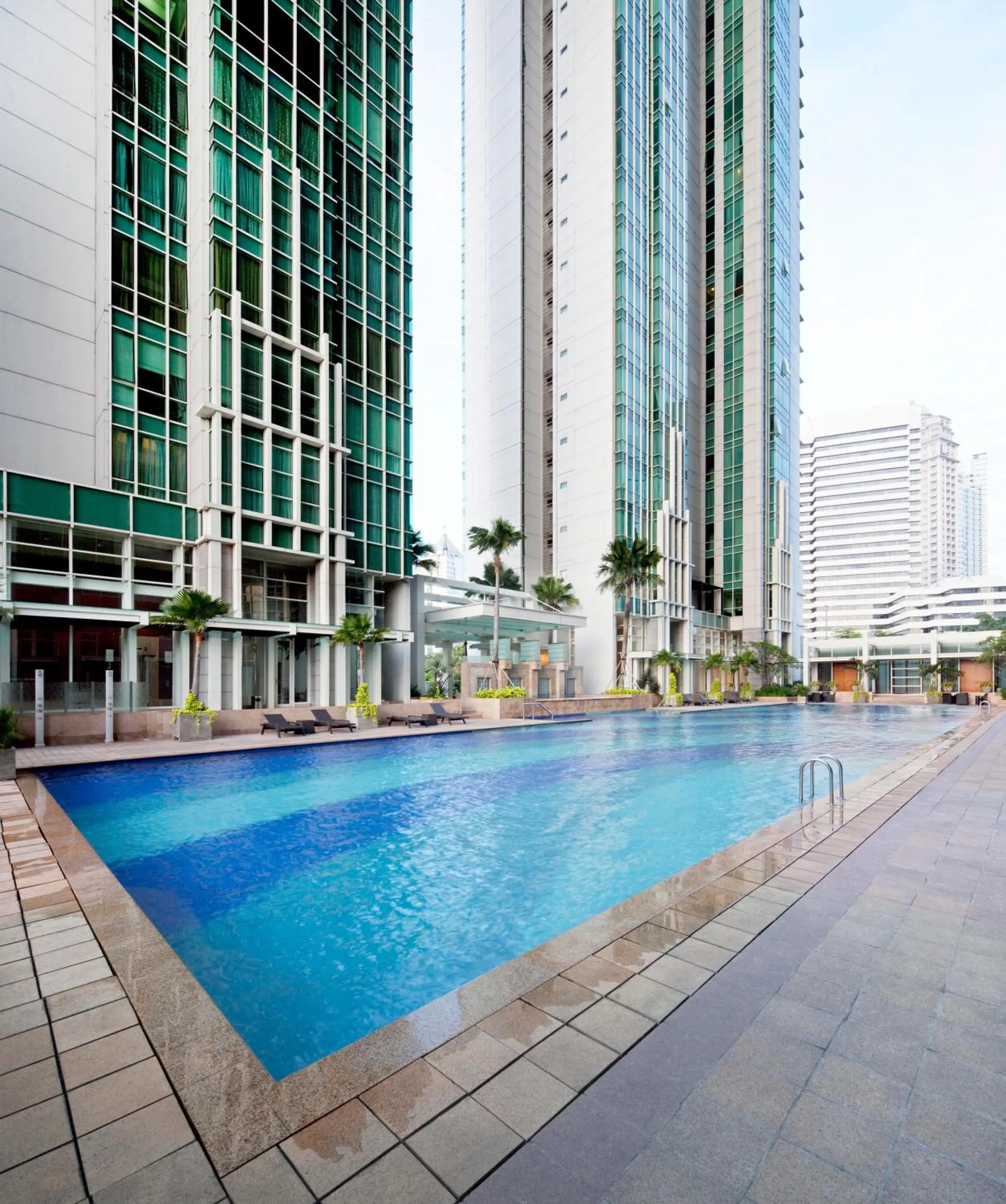 Swimming pool in Fraser Residence Sudirman Jakarta