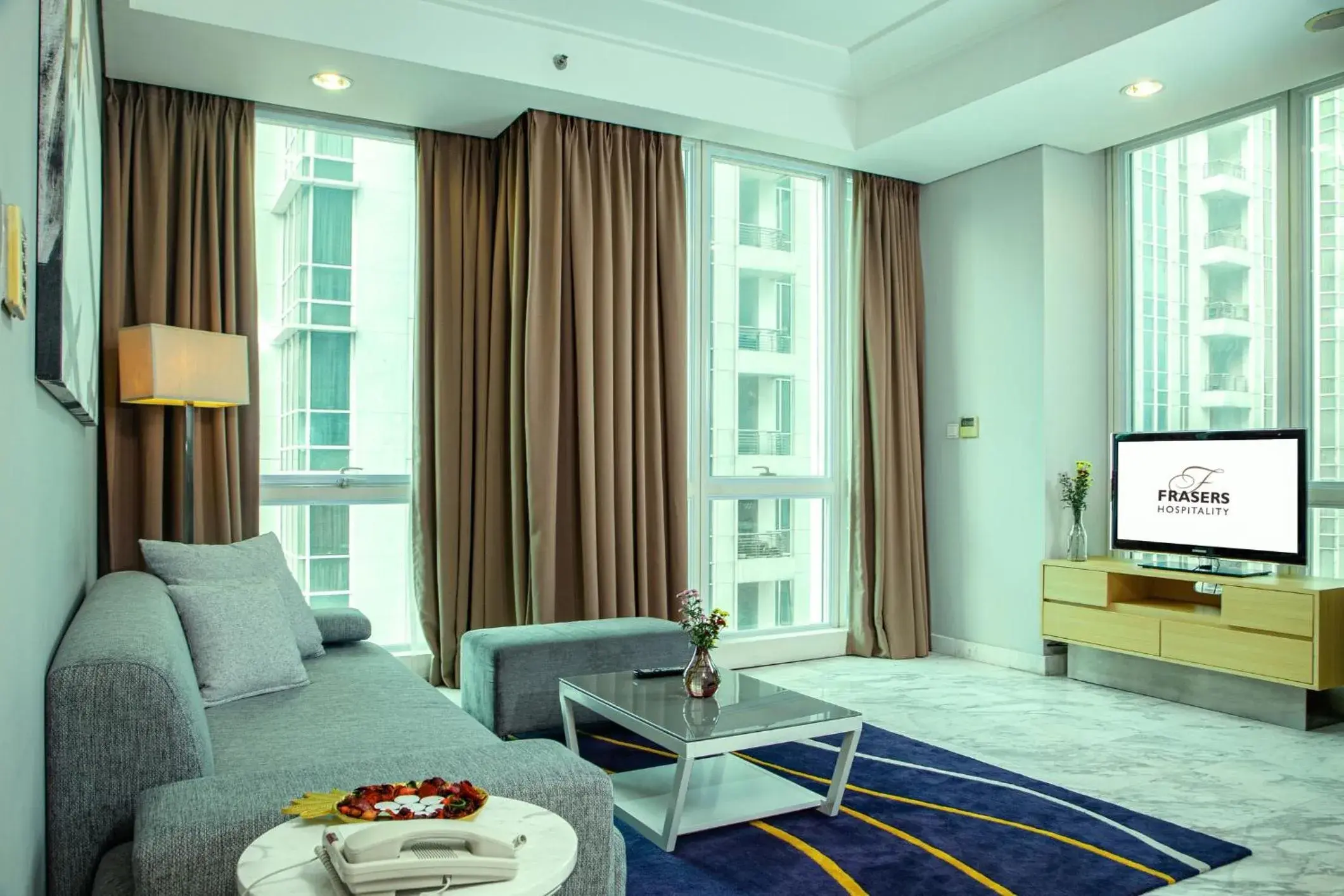 Living room in Fraser Residence Sudirman Jakarta Living room in Fraser Residence Sudirman Jakarta