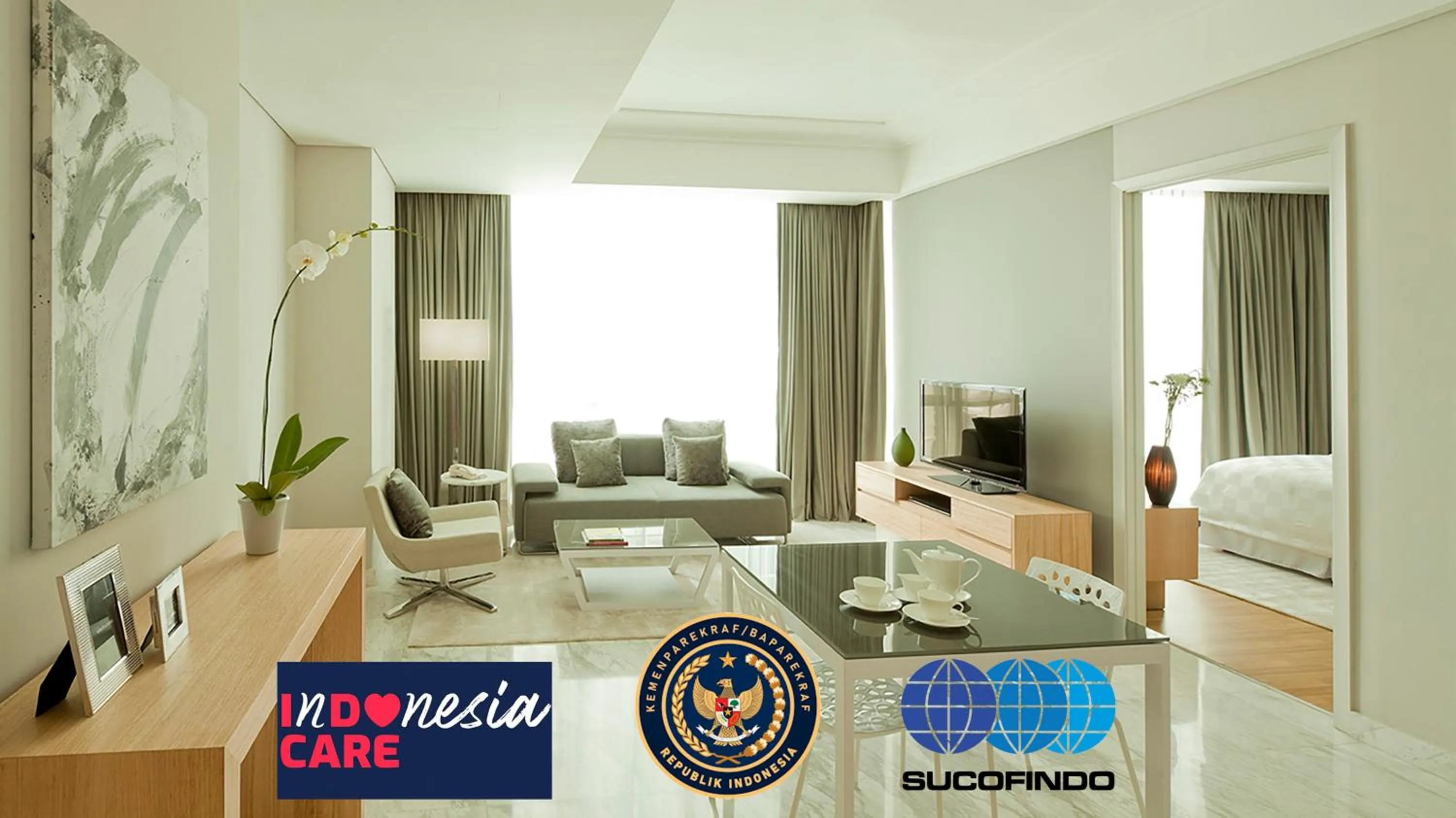 On site, Bed in Fraser Residence Sudirman Jakarta