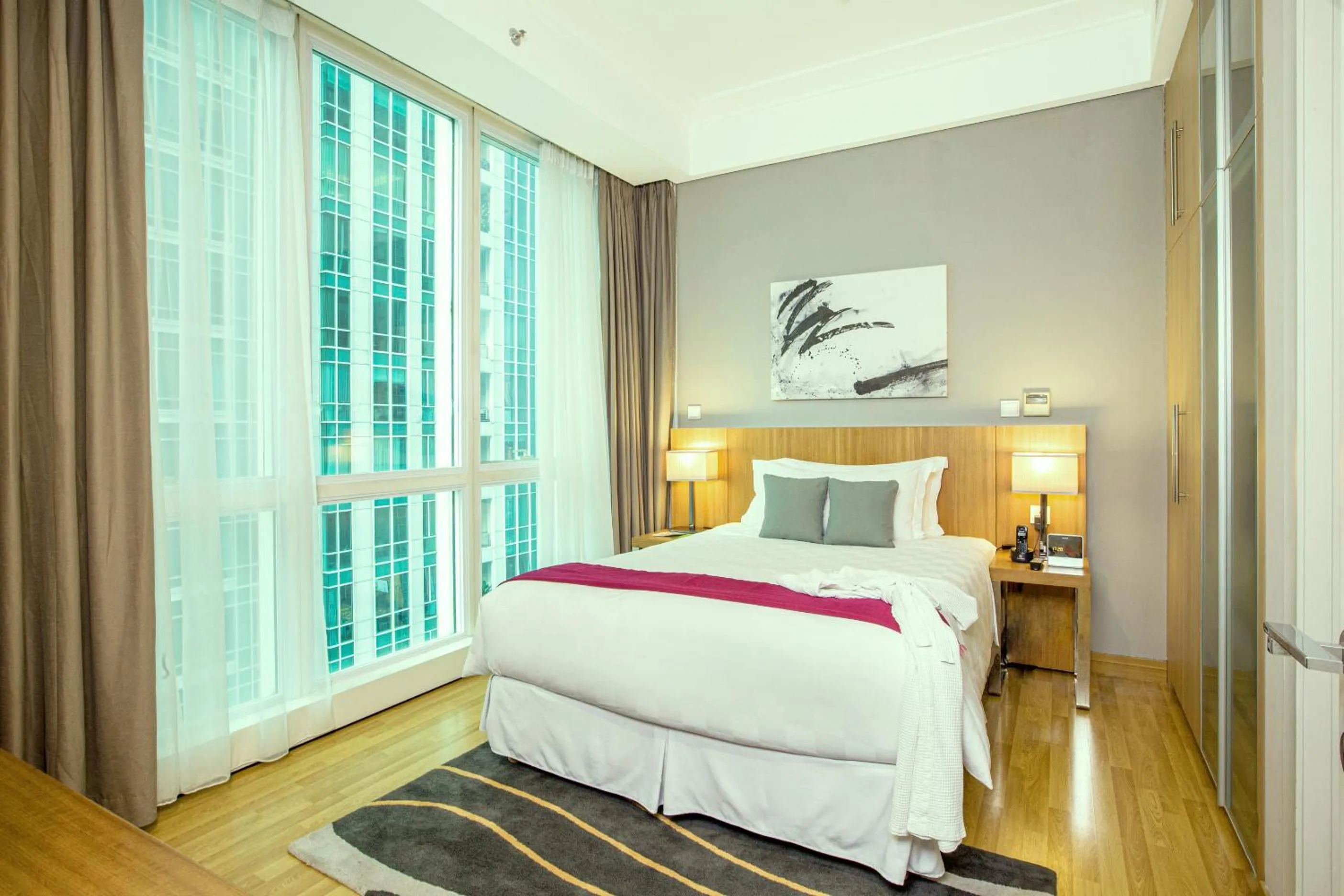 Bedroom, Bed in Fraser Residence Sudirman Jakarta