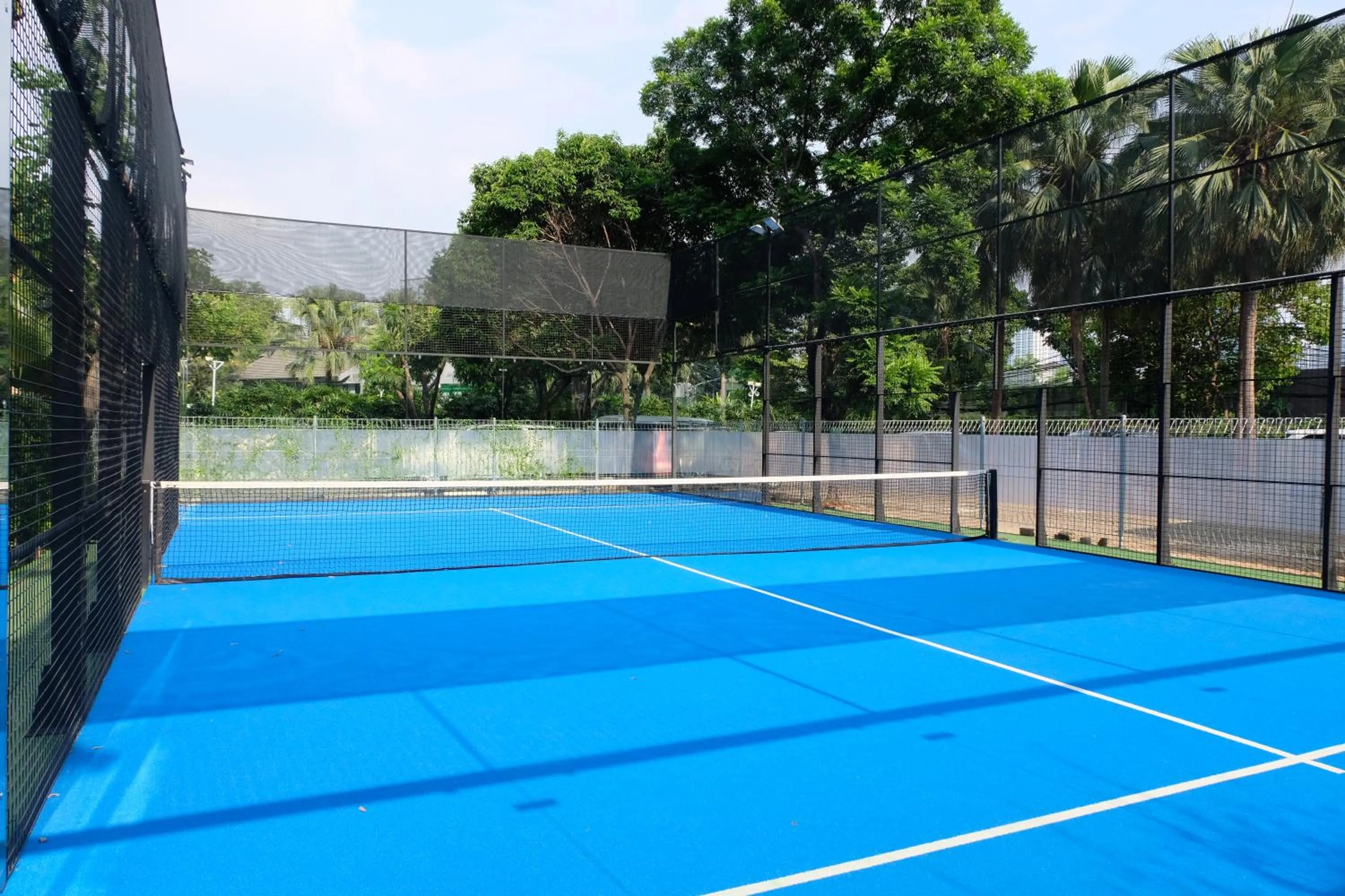 Tennis court in Fraser Residence Sudirman Jakarta