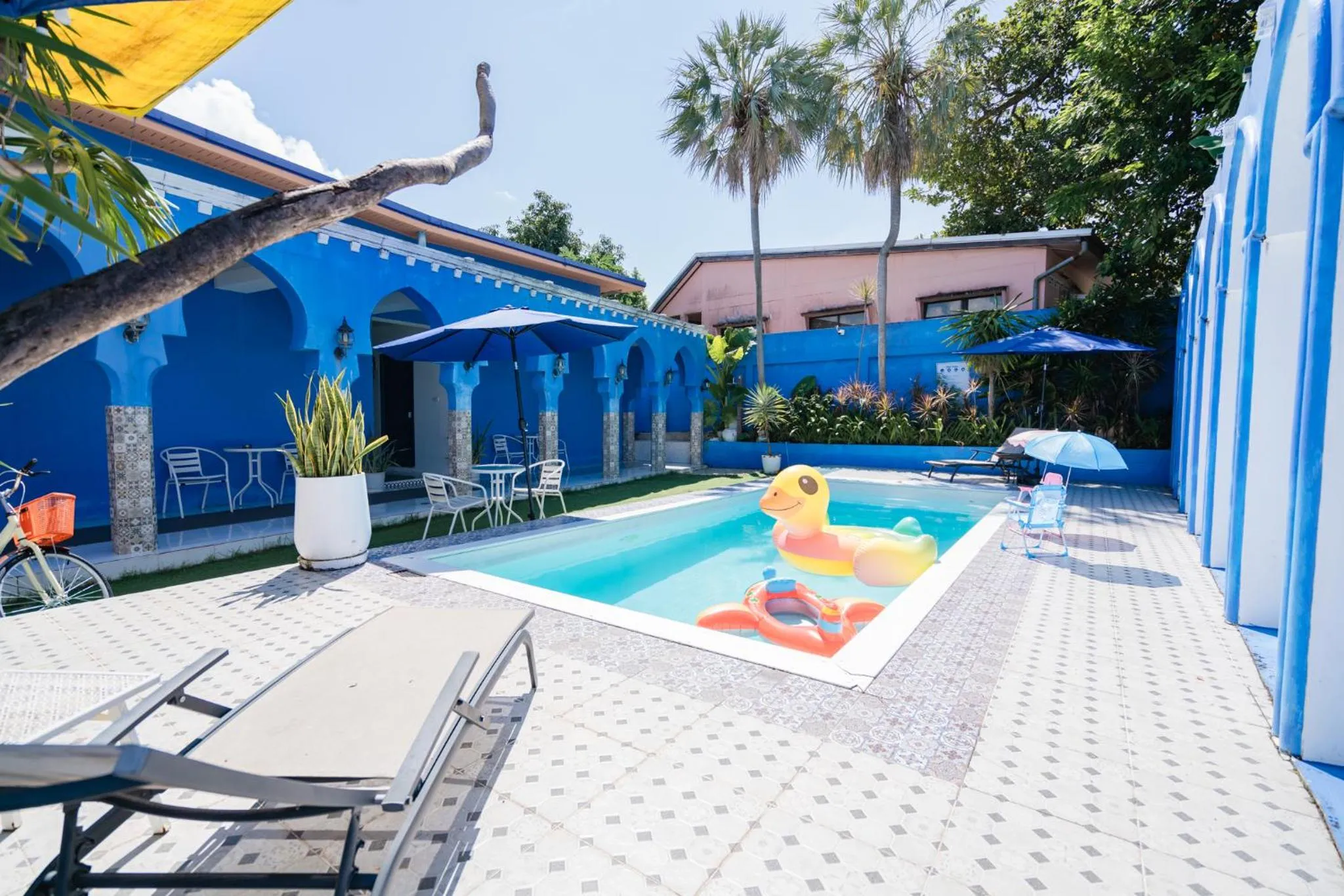 Pool view in The Panwa Guesthouse, Phuket