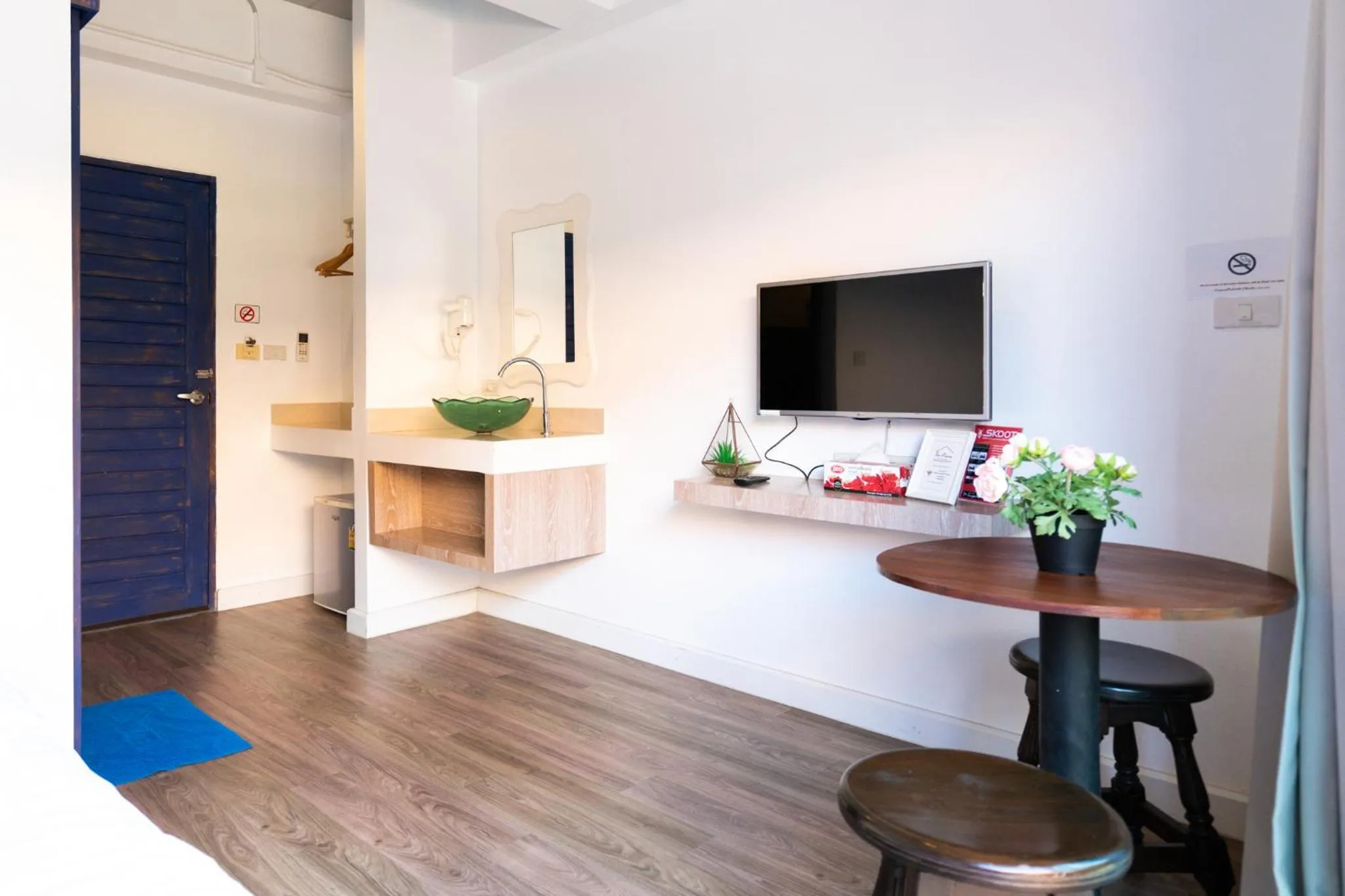 Living room, Bed in The Panwa Guesthouse, Phuket