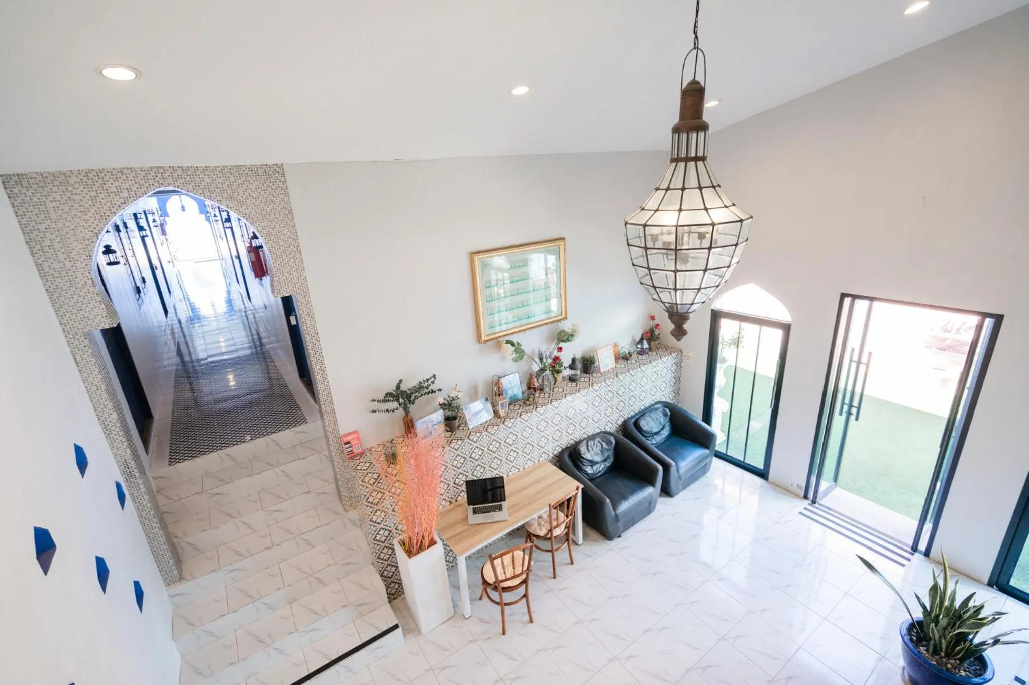 Living room in The Panwa Guesthouse, Phuket