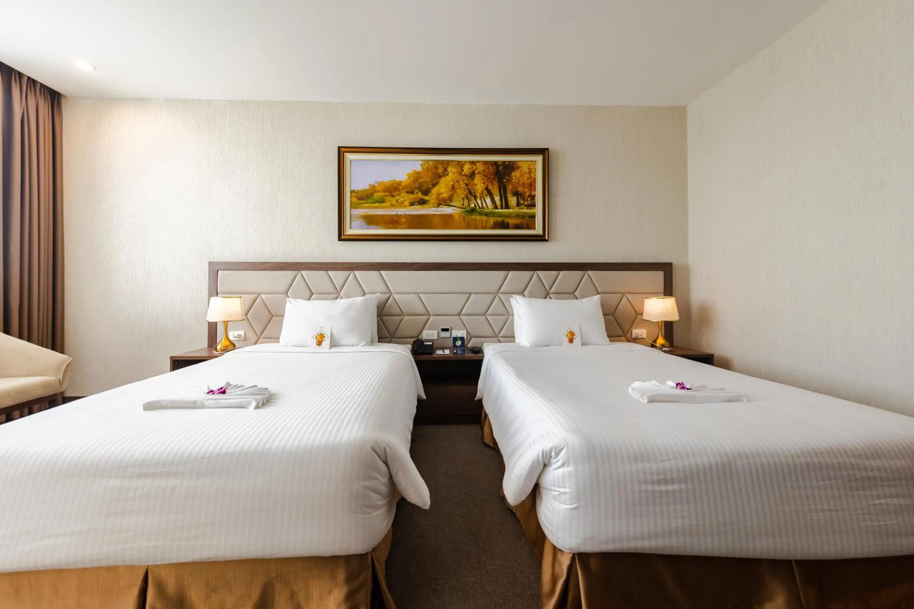 Bed in Muong Thanh Grand Ha Long Hotel