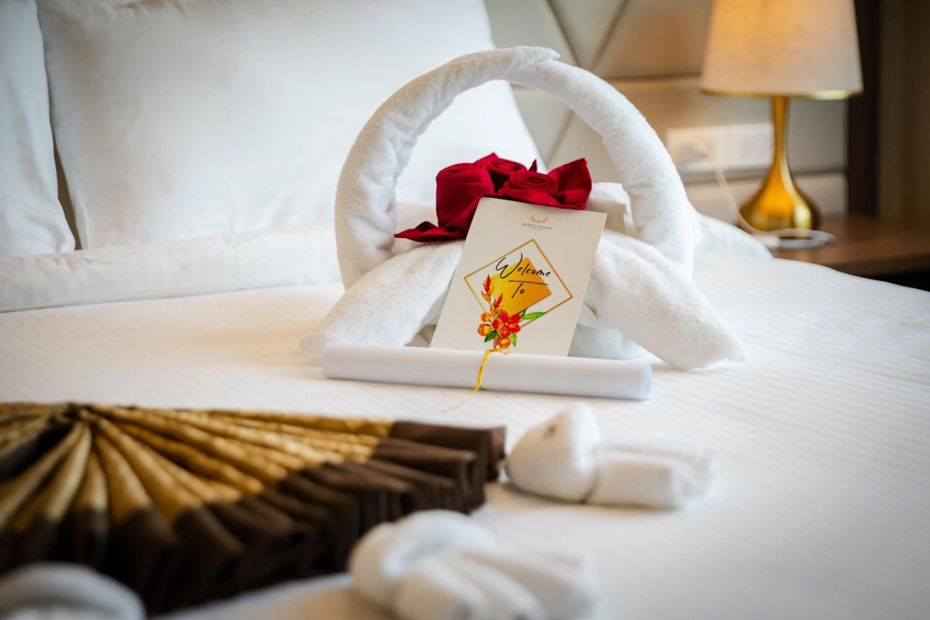 Bed in Muong Thanh Grand Ha Long Hotel