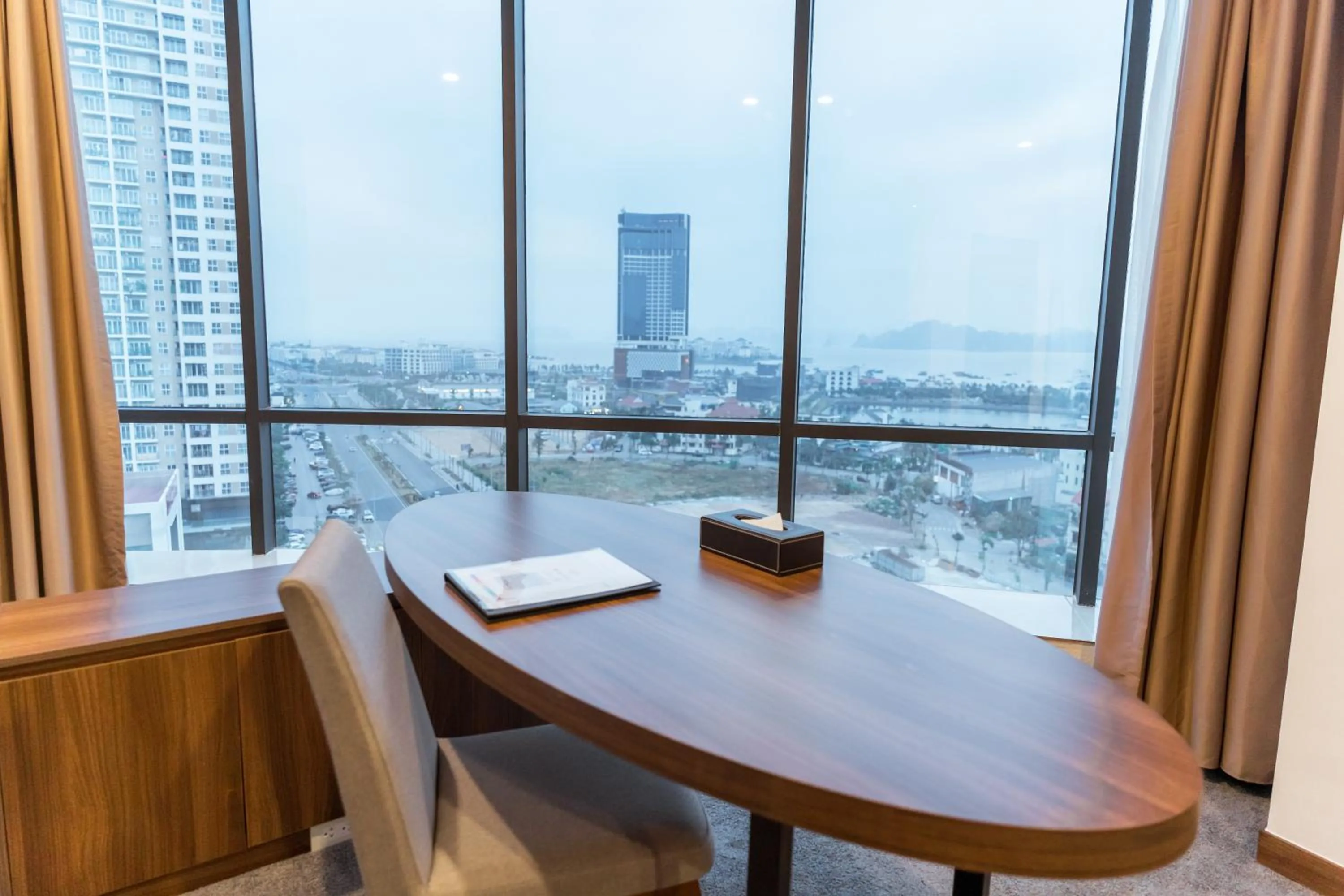 Seating area in Muong Thanh Grand Ha Long Hotel