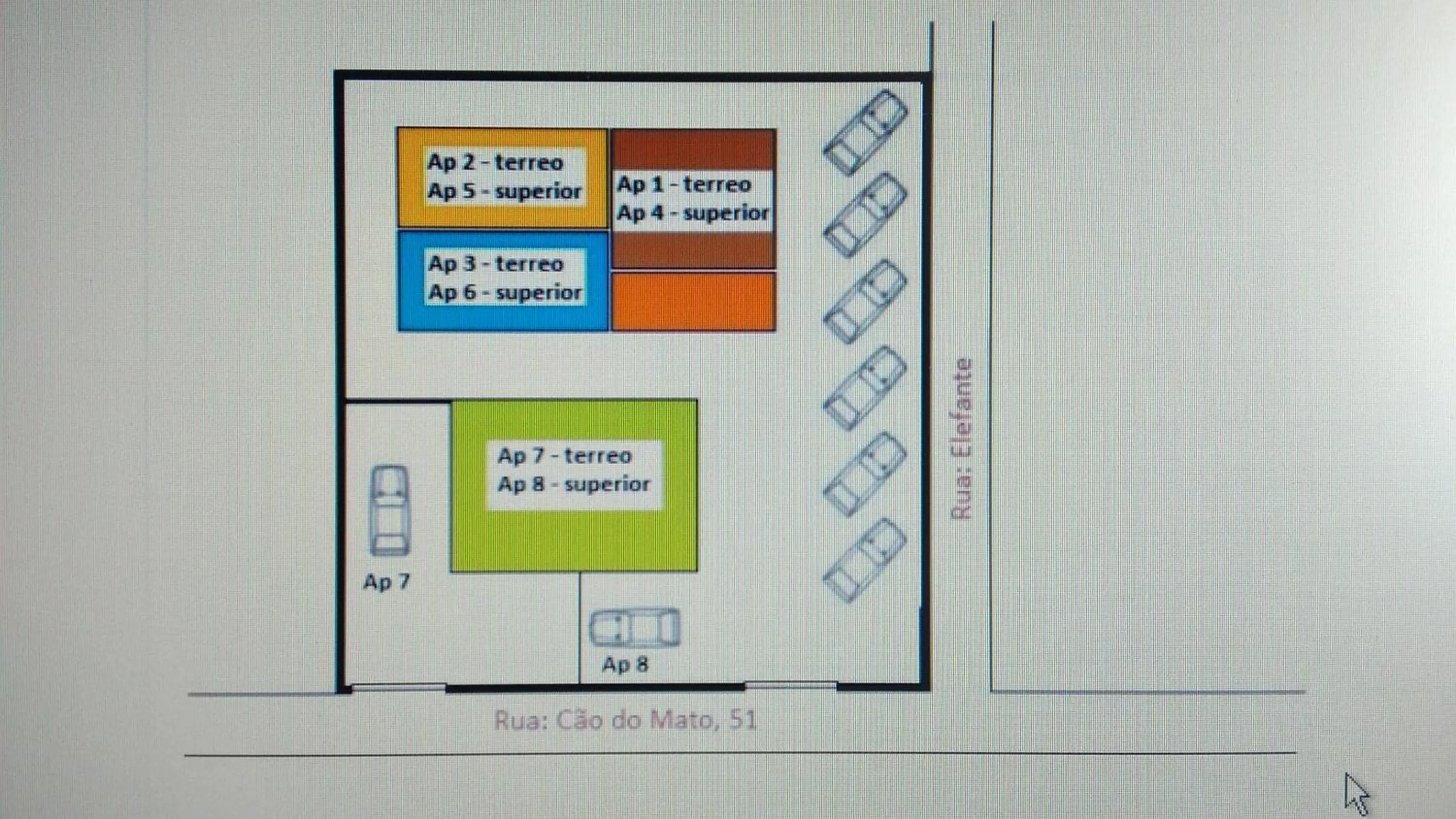 Floor plan in Residencial Praia Bombas