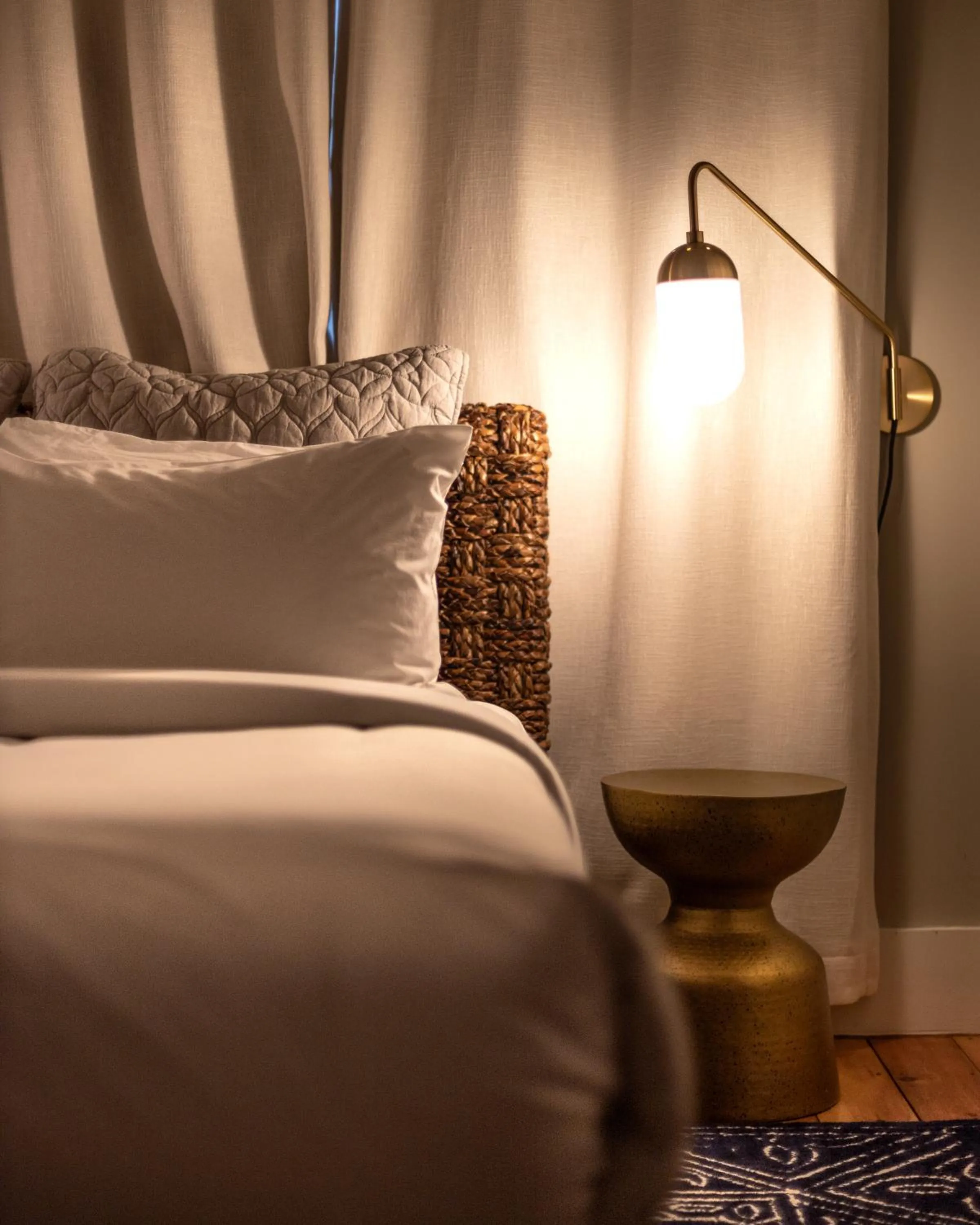 Decorative detail, Bed in The Sailmaker's House