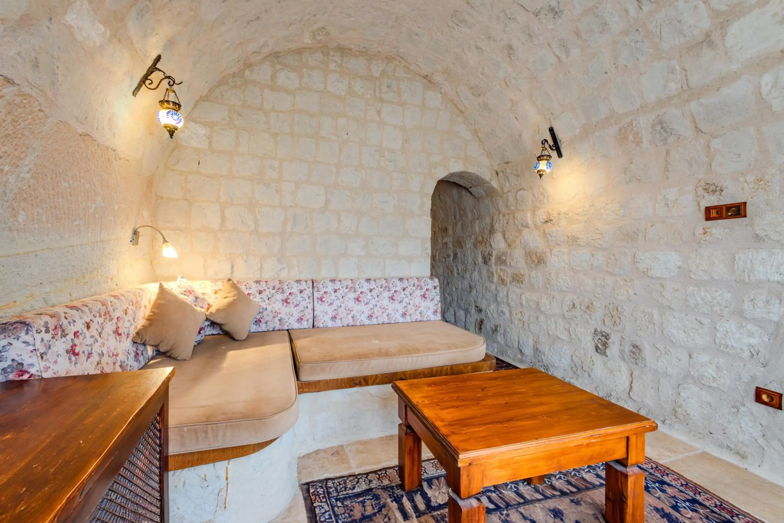 Living room in MDC Cave Hotel Cappadocia