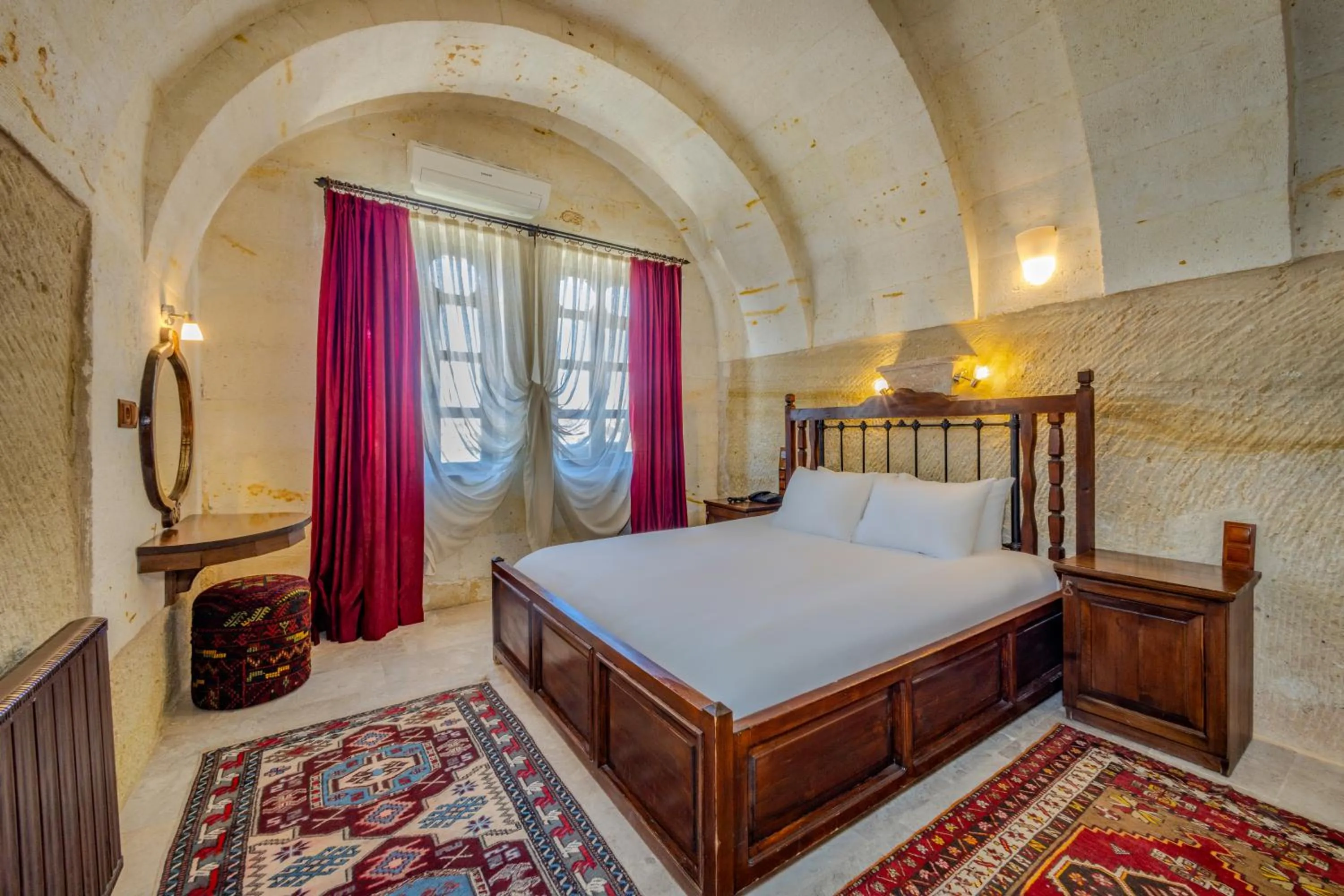Bed in MDC Cave Hotel Cappadocia