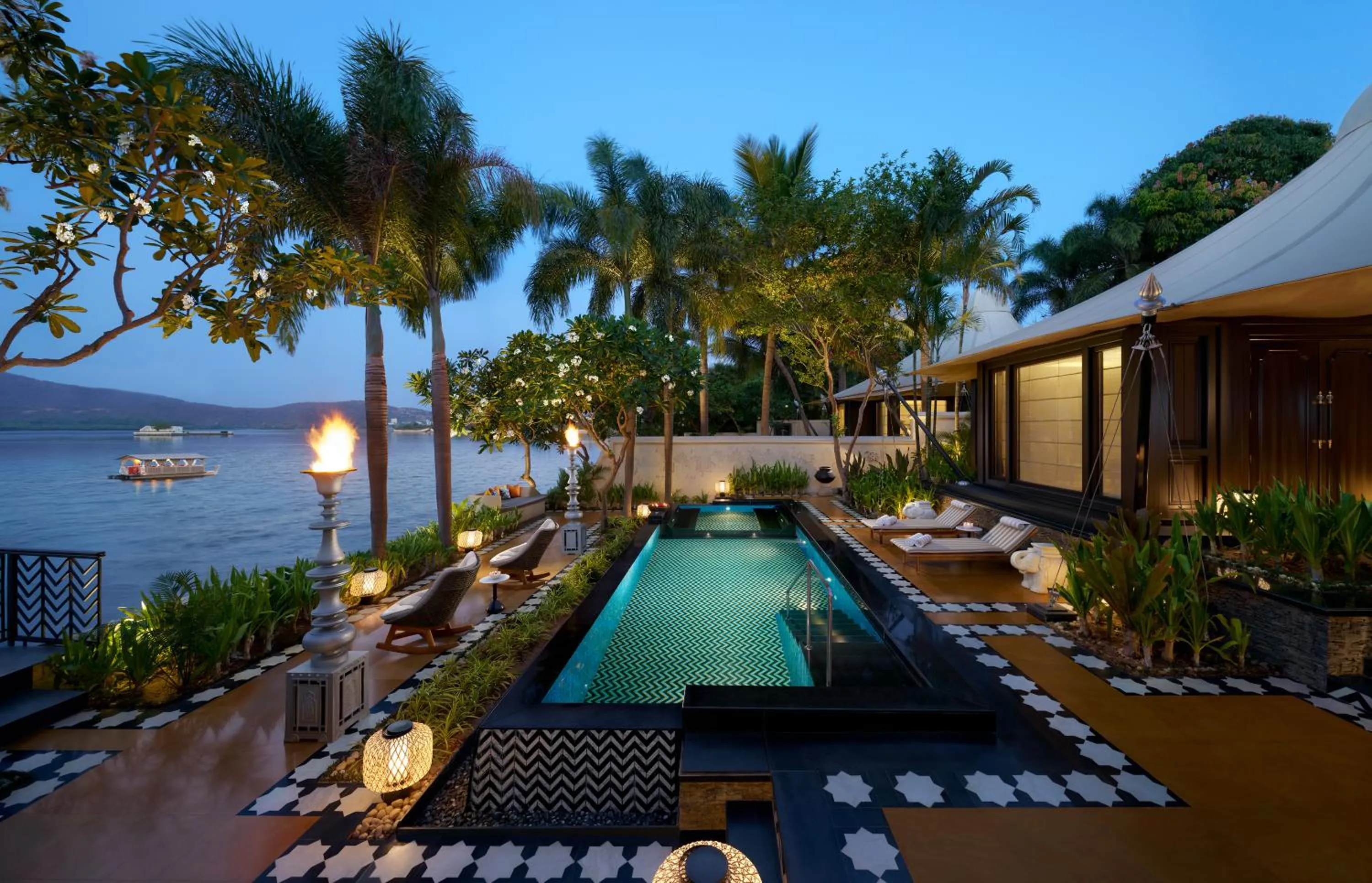 Natural landscape in The Leela Palace Udaipur