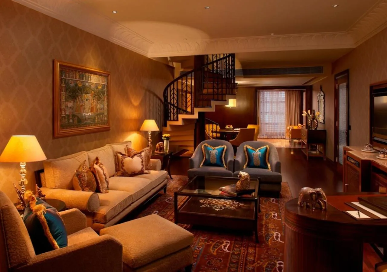 Living room in The Leela Palace Udaipur