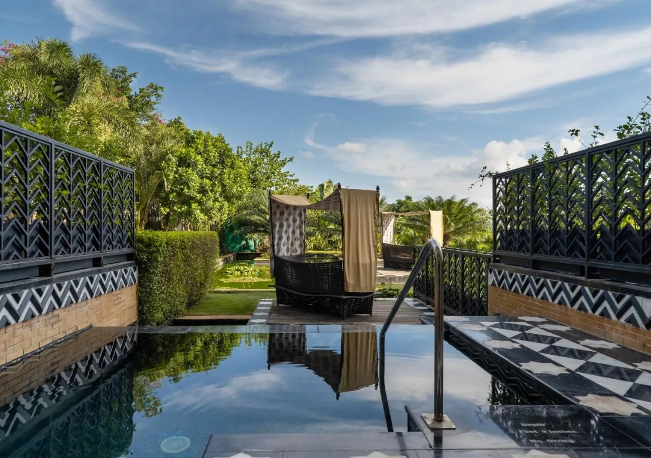 Patio in The Leela Palace Udaipur