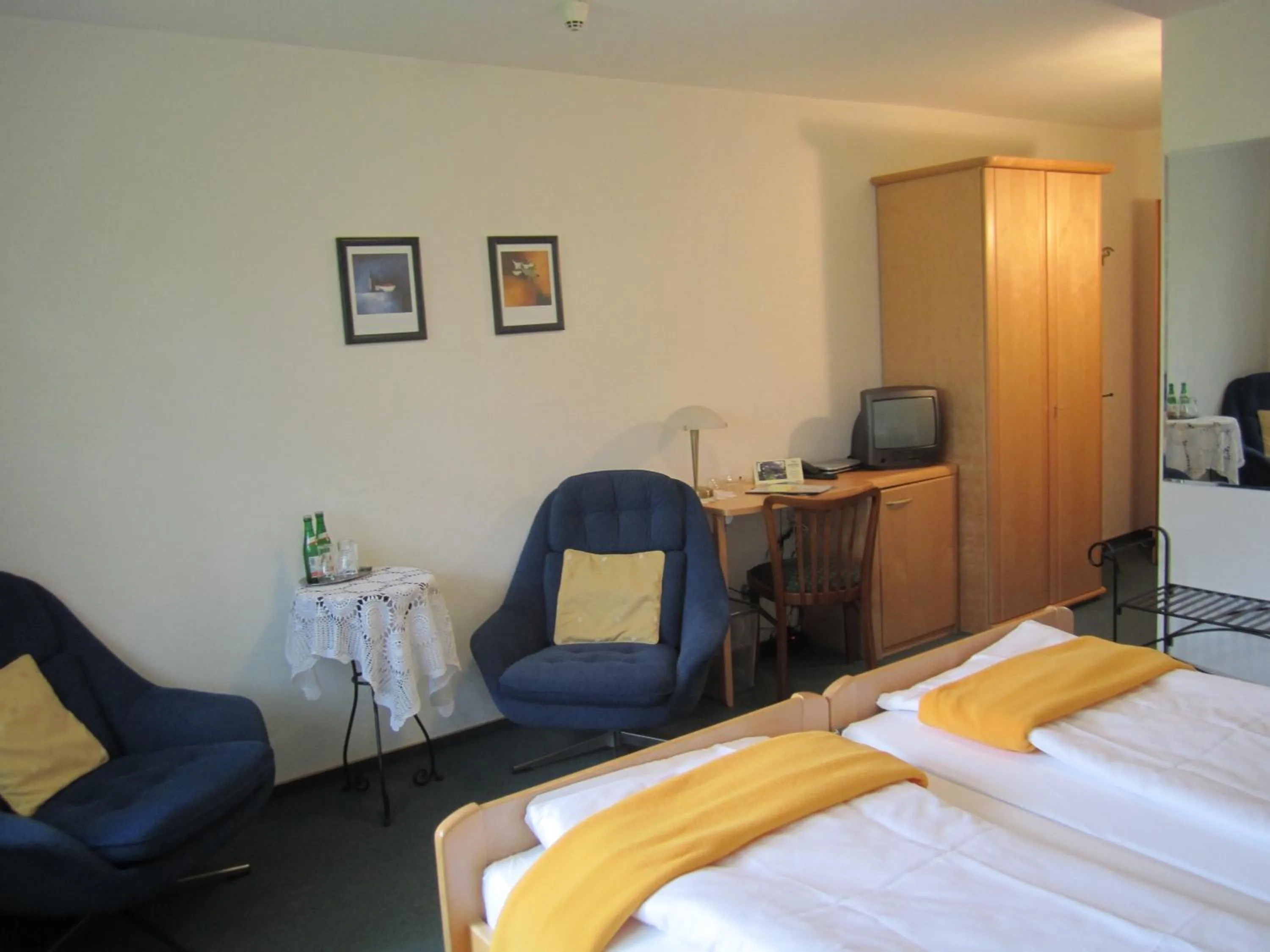 Photo of the whole room, Bed in Hotel Haus Nachtigall - B&B