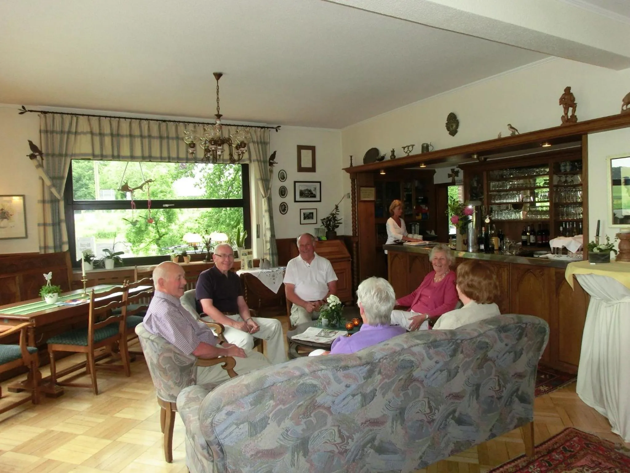 Lobby or reception in Hotel Haus Nachtigall - B&B